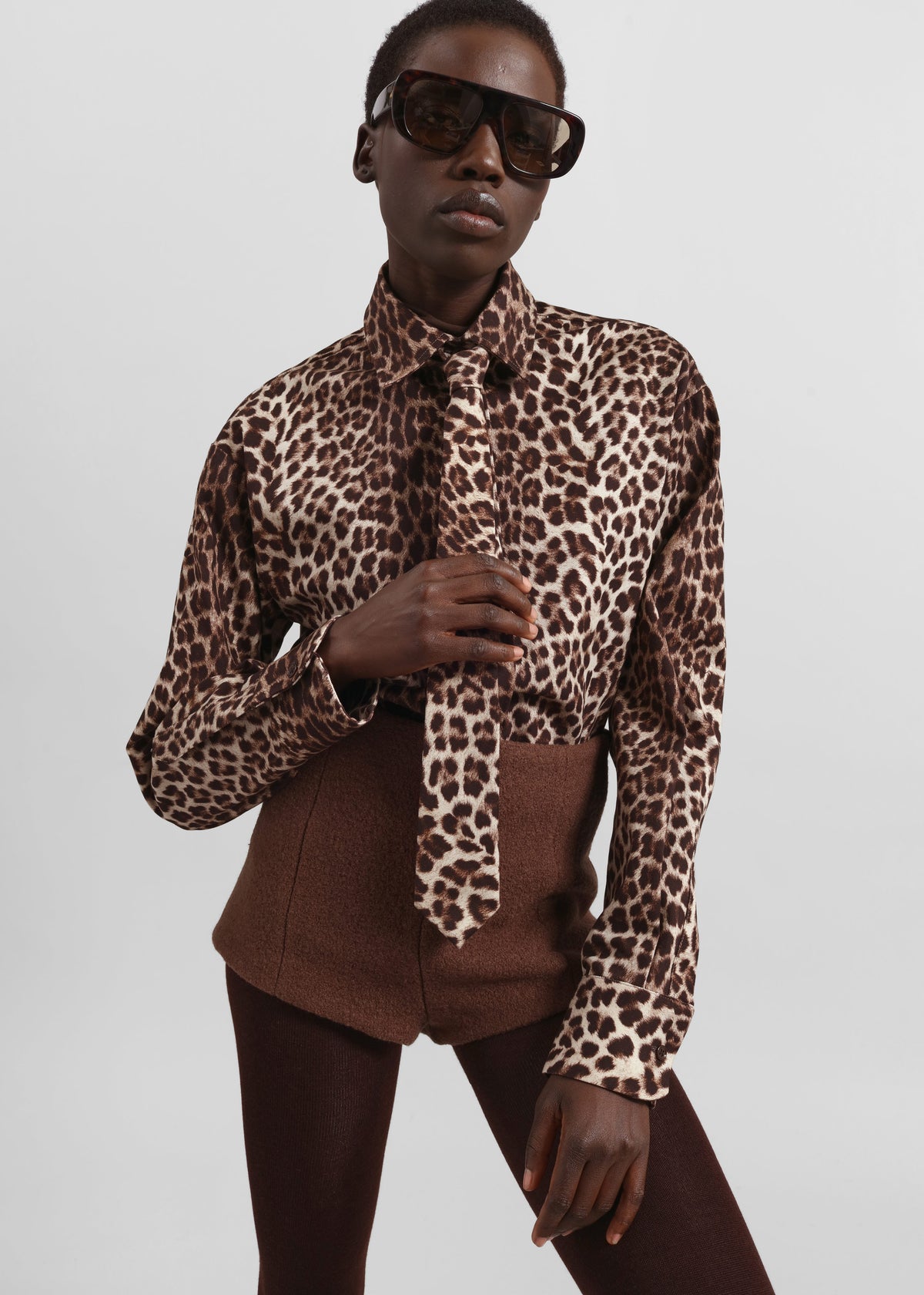 Lui Leopard Print Shirt Lui Leopard Print Shirt