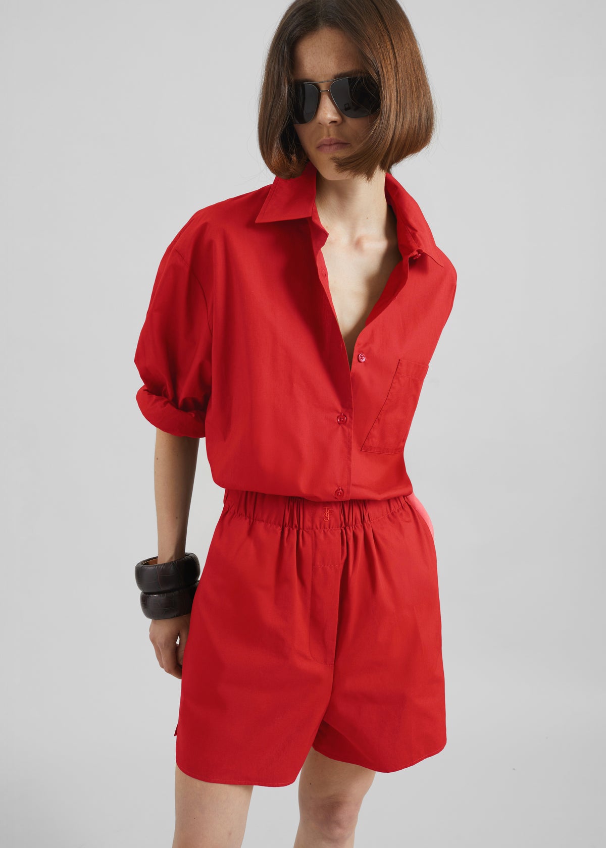 Lui Organic Cotton Boxer Shorts - Red - 2