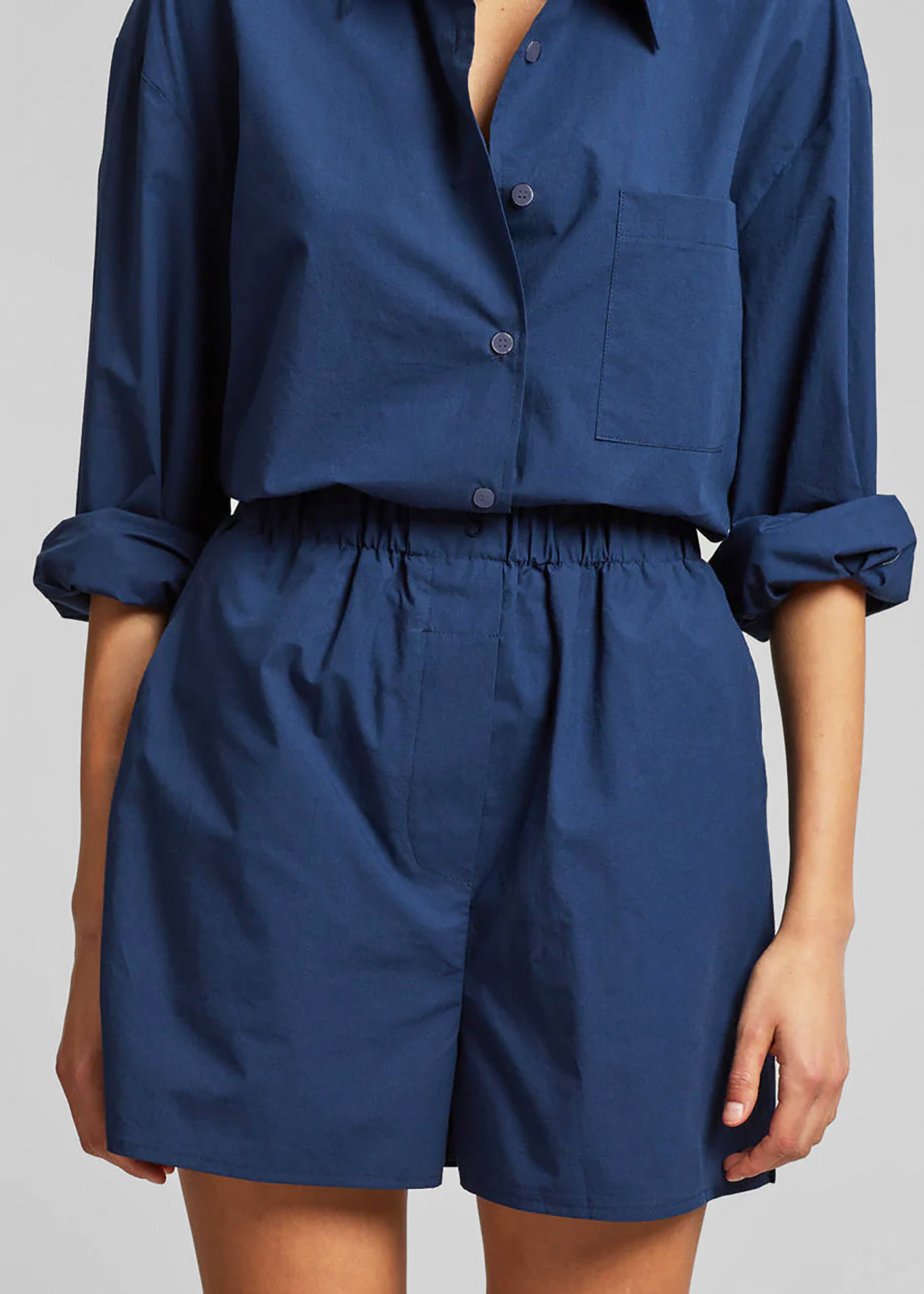 Lui Organic Cotton Boxer Short - Navy - 2