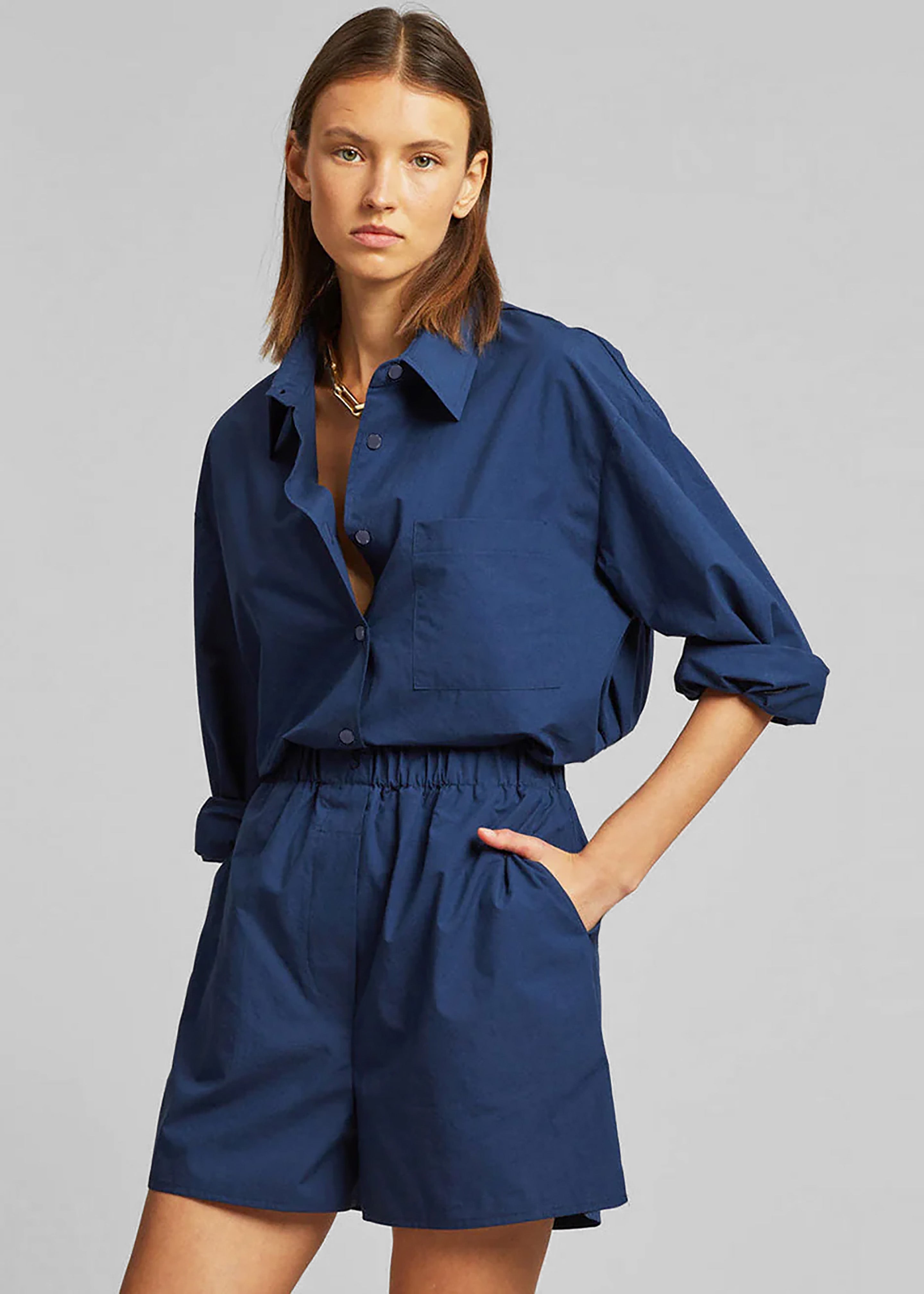 Lui Organic Cotton Boxer Short - Navy - 4