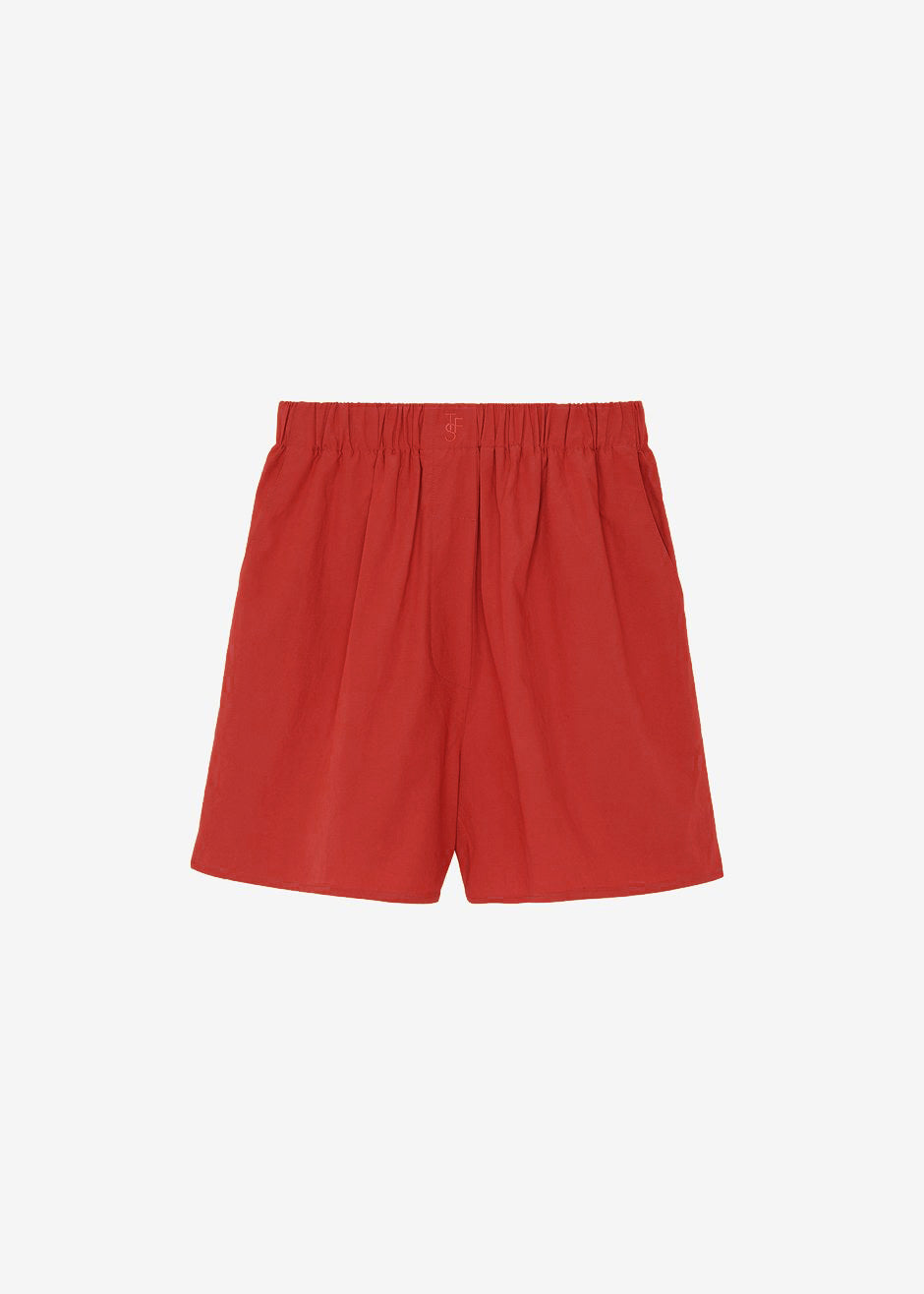 Lui Organic Cotton Boxer Shorts - Red - 6