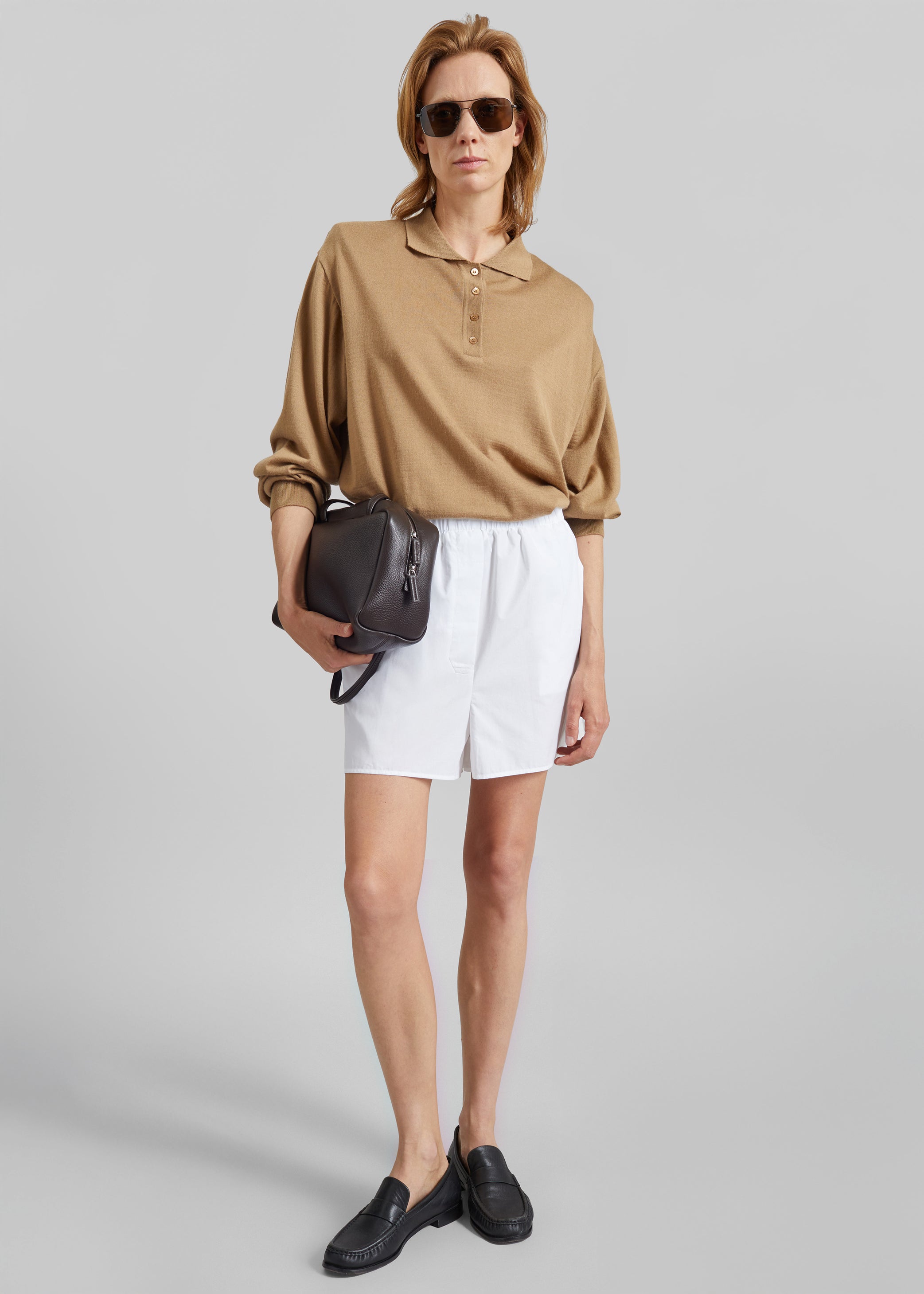 Shop the look image for Lui Organic Cotton Boxer Shorts - White