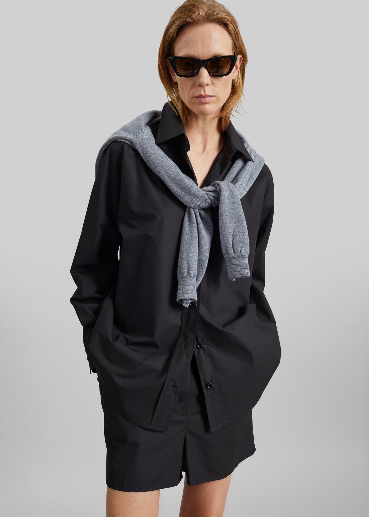 Lui Organic Cotton Shirt - Black - 11