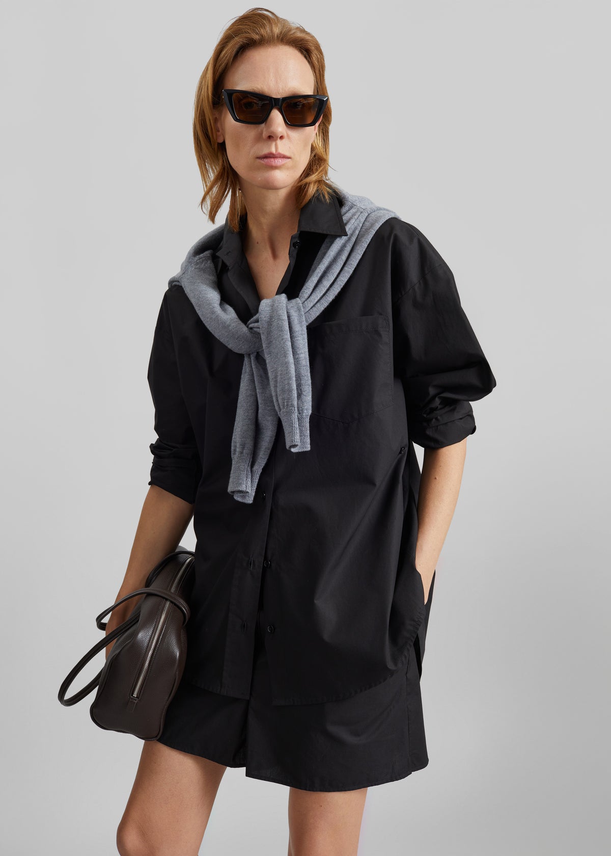 Lui Organic Cotton Shirt - Black - 5