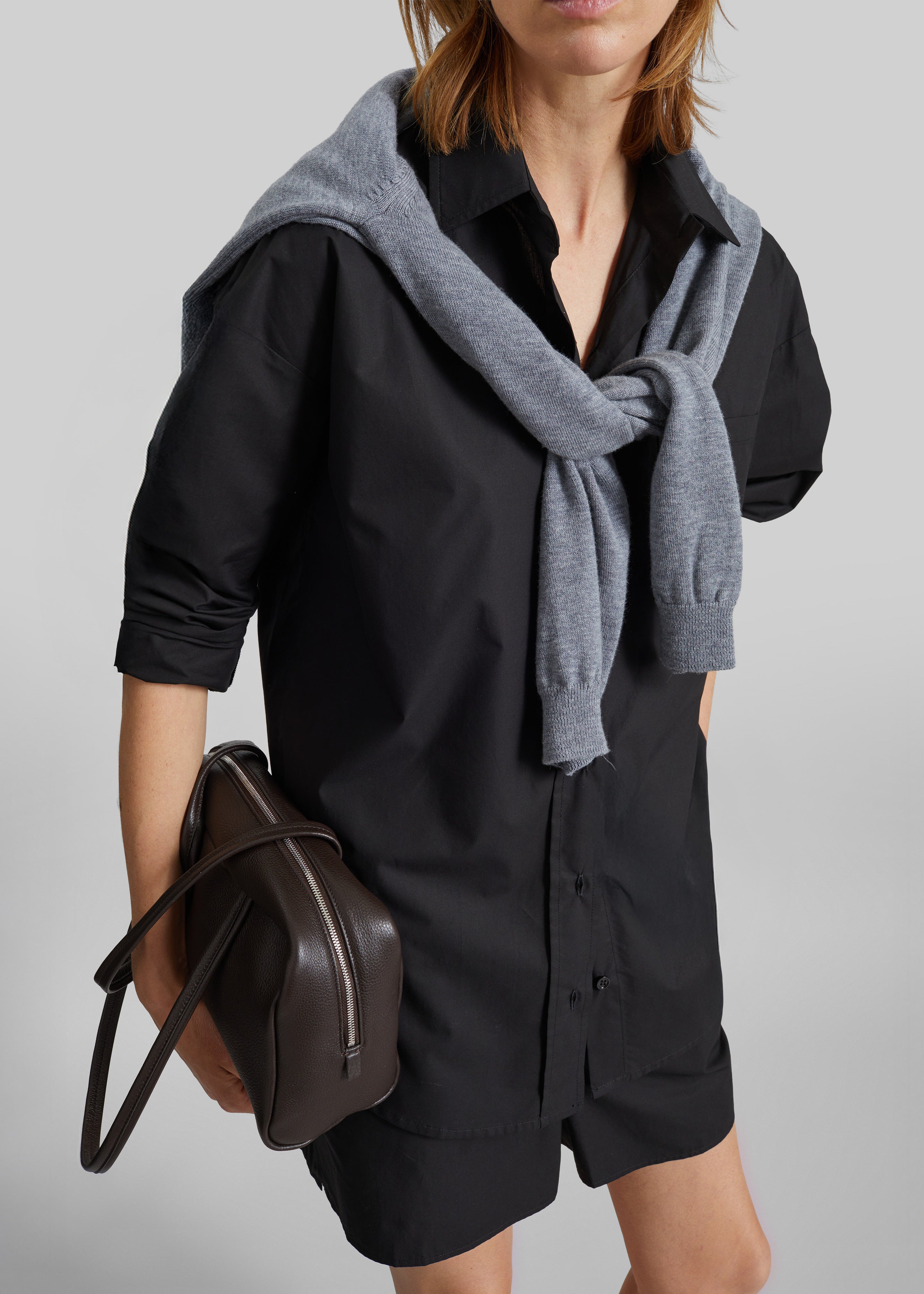 Lui Organic Cotton Shirt - Black - 6