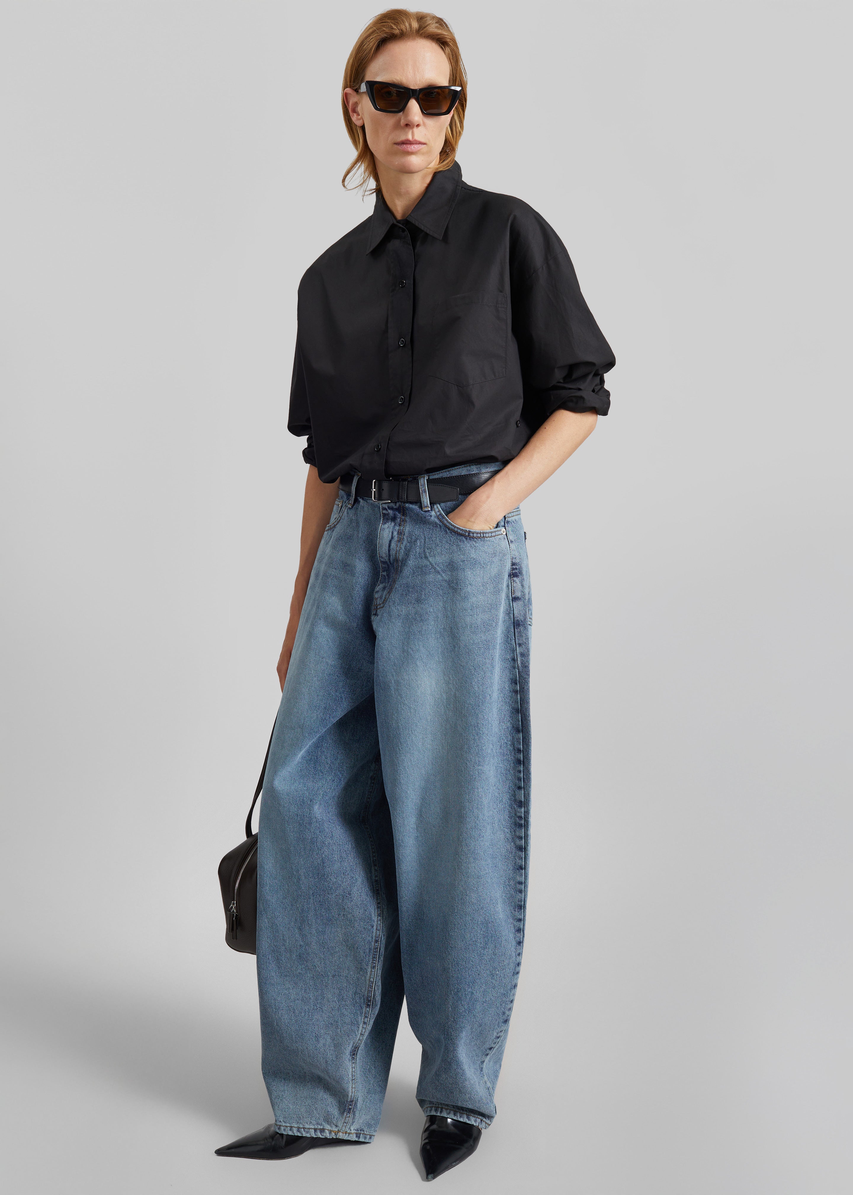 Lui Organic Cotton Shirt - Black - 7