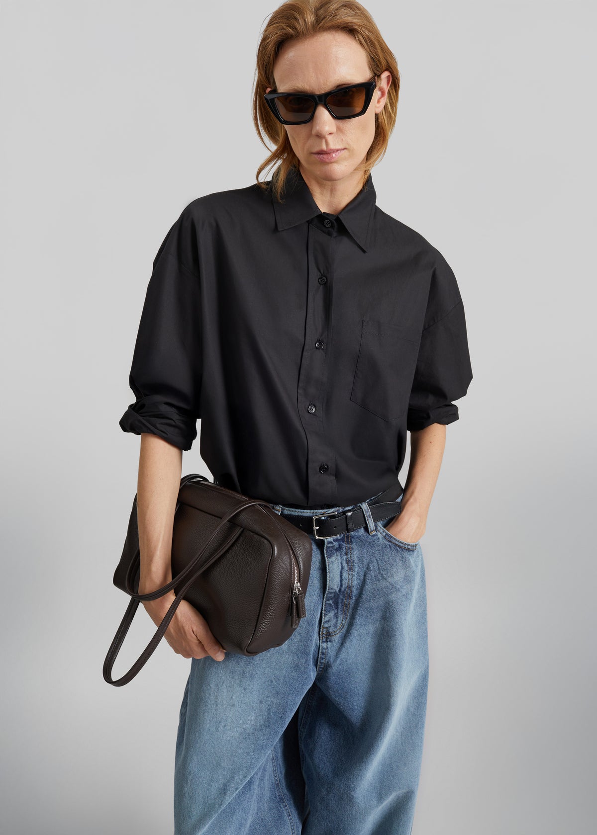 Lui Organic Cotton Shirt - Black - 8