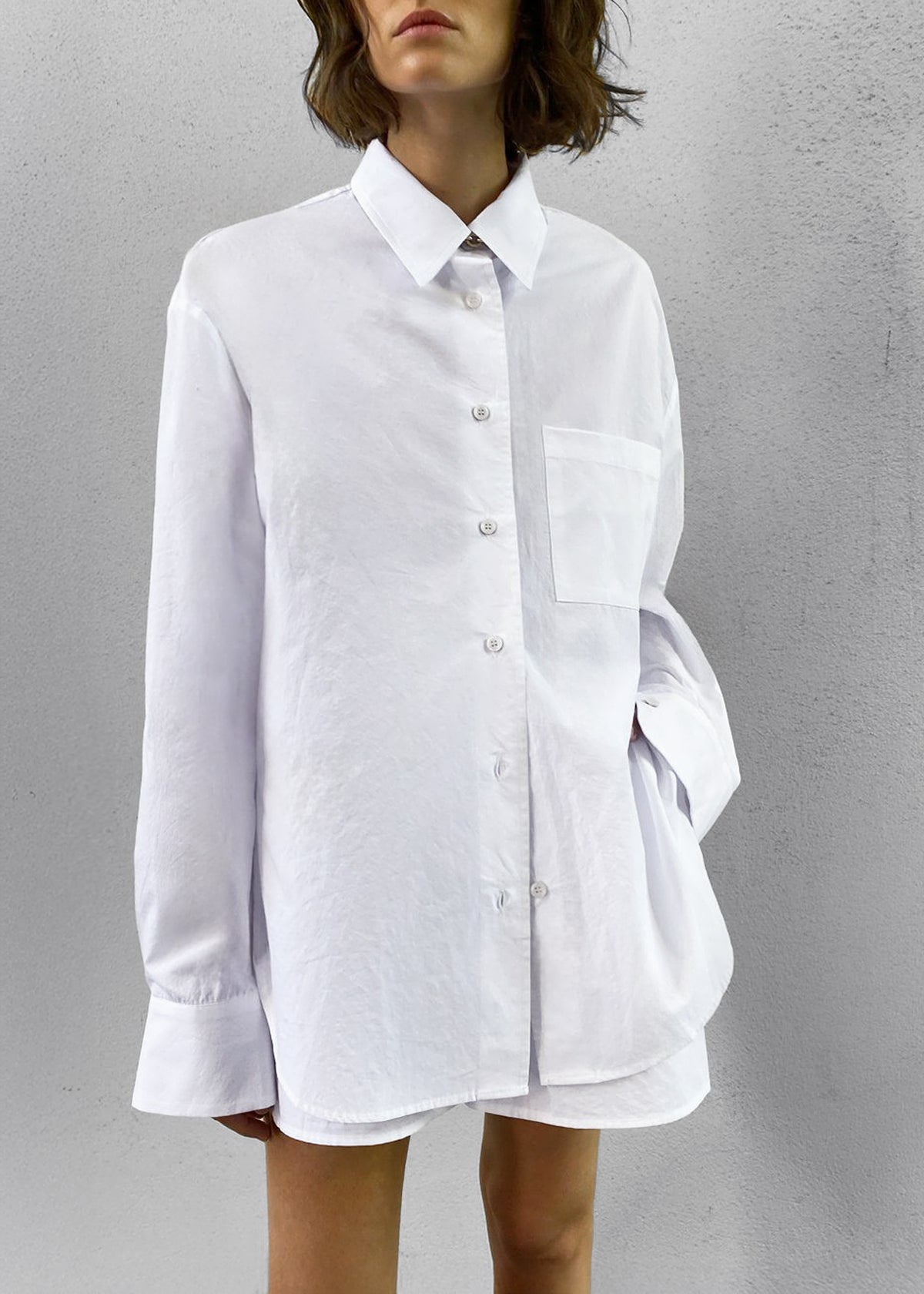 Lui Organic Cotton Shirt - White - 7