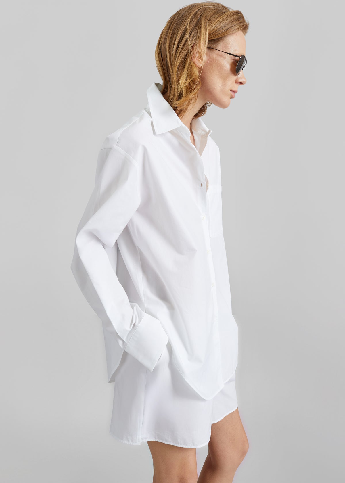Lui Organic Cotton Shirt - White - 3