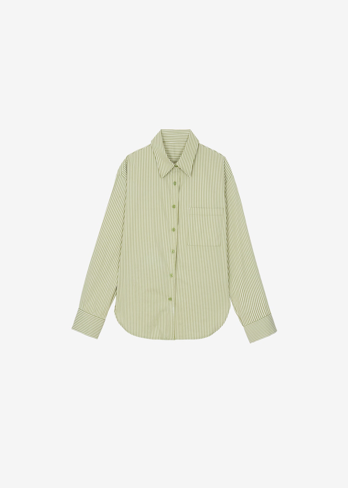 Lui Shirt - Green Stripe - 7