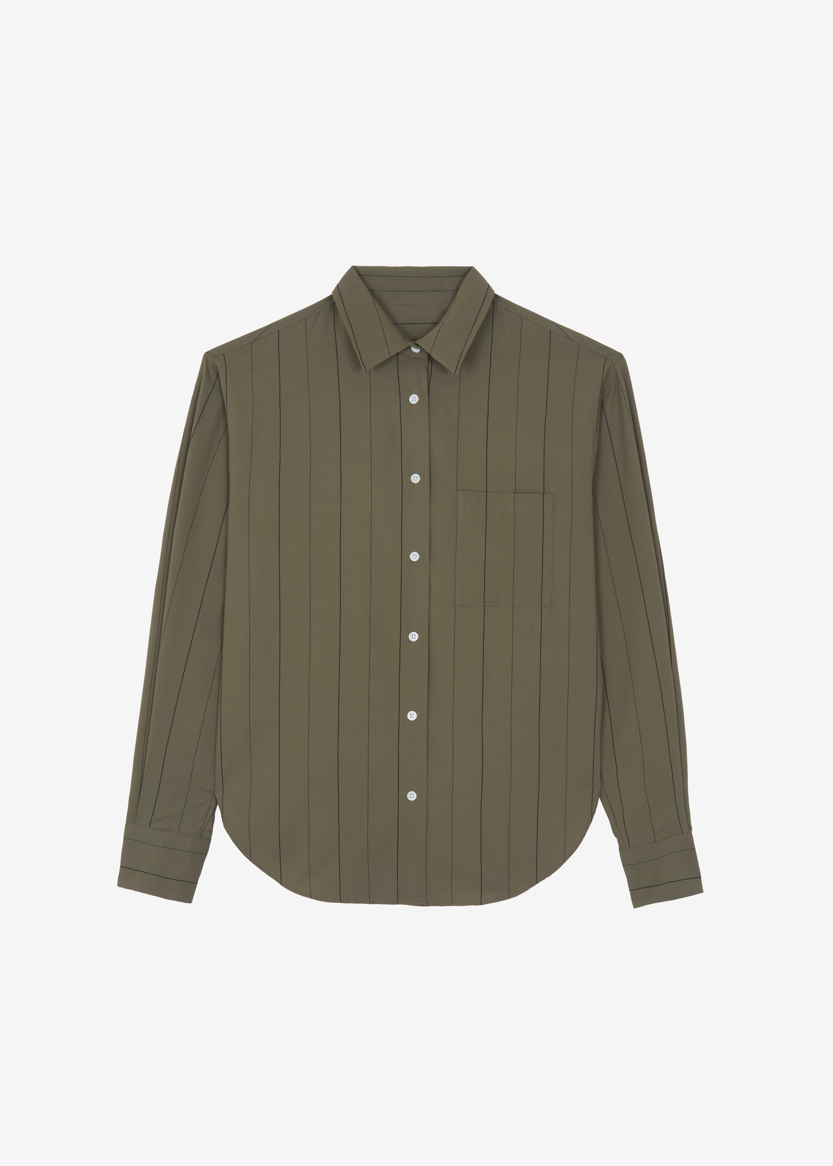 Lui Shirt - Khaki/Black Stripe - 12