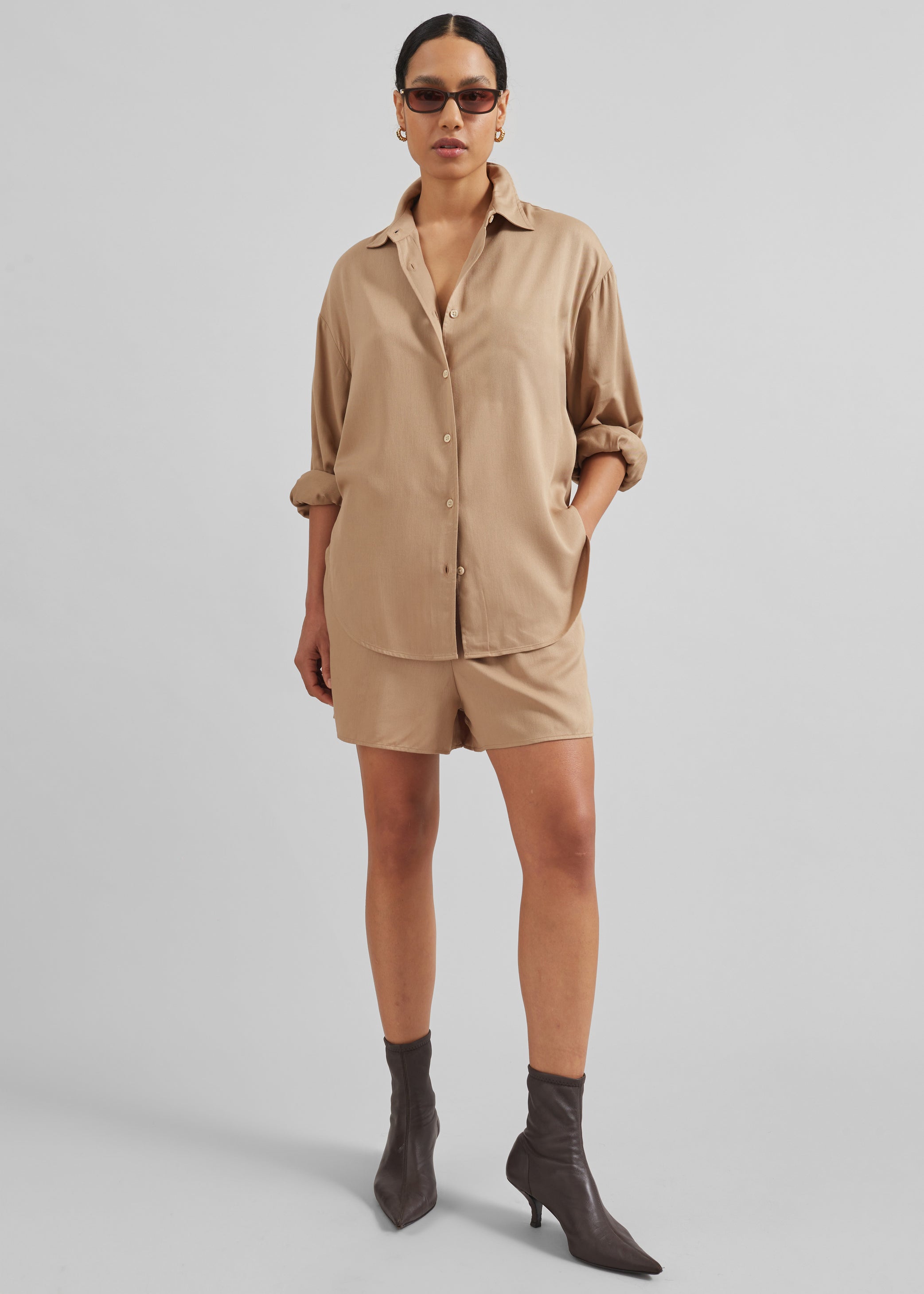 Shop the look image for Lui Soft Shirt - Beige