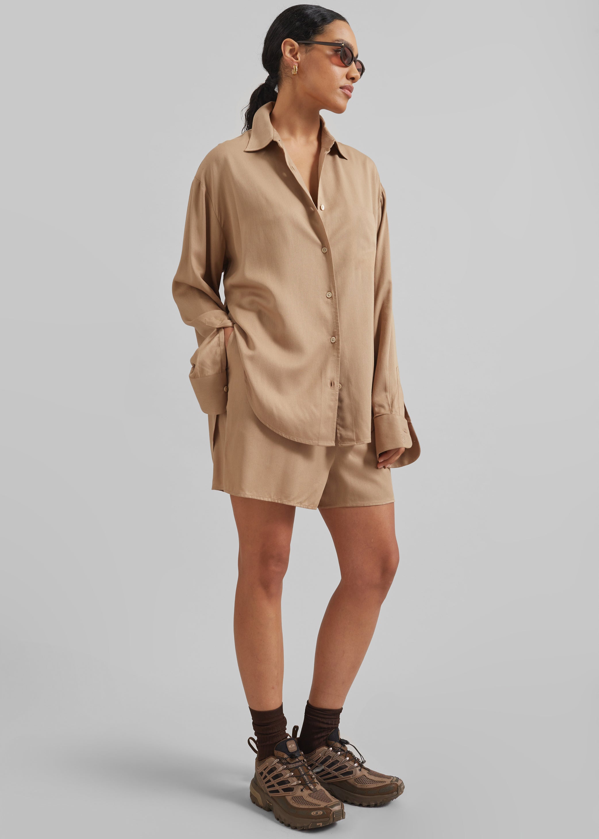 Shop the look image for Lui Soft Boxer Shorts - Beige