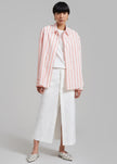 Lui Wide Stripe Shirt - Pink