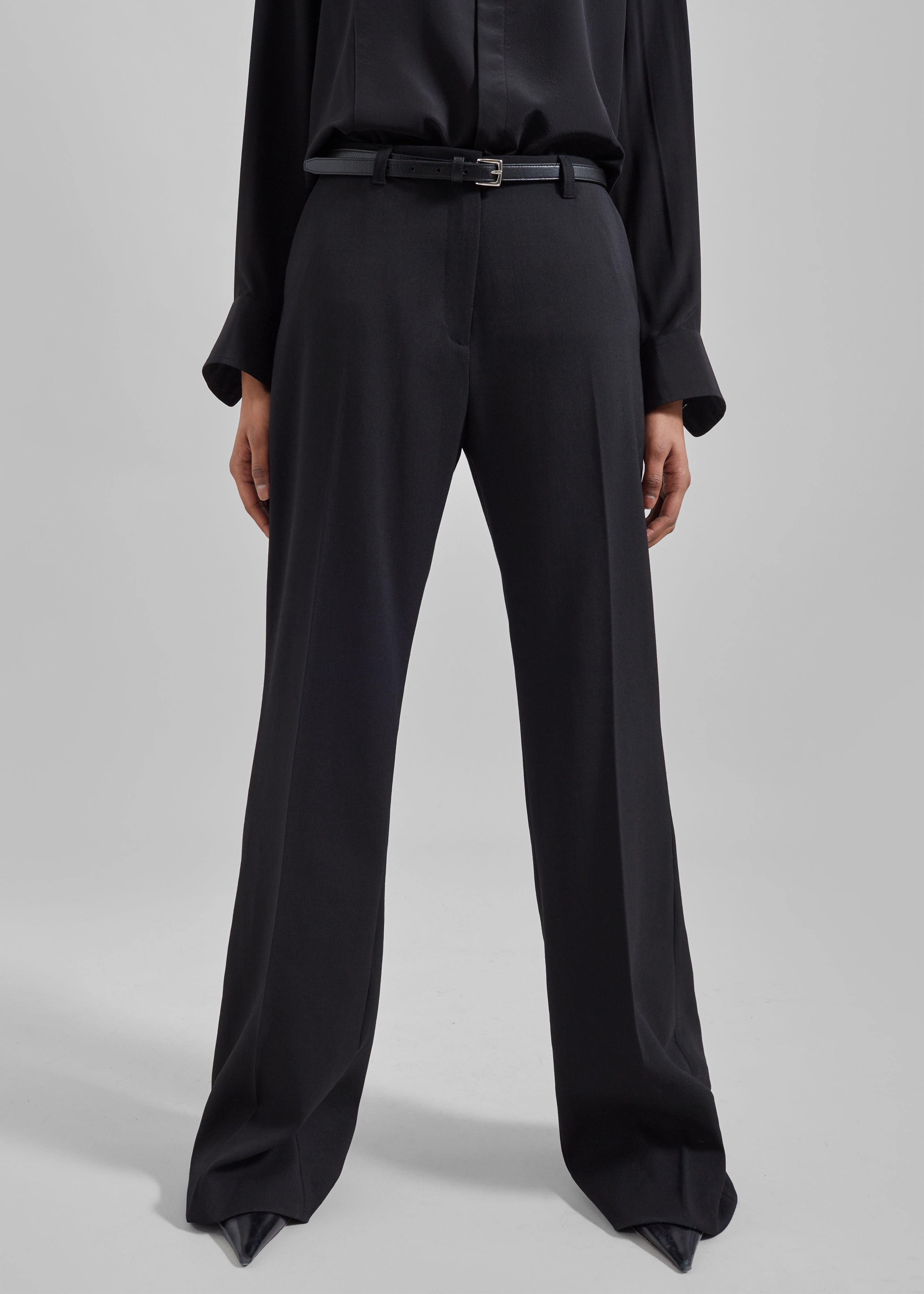 Lyra Flared Pants - Black - 2