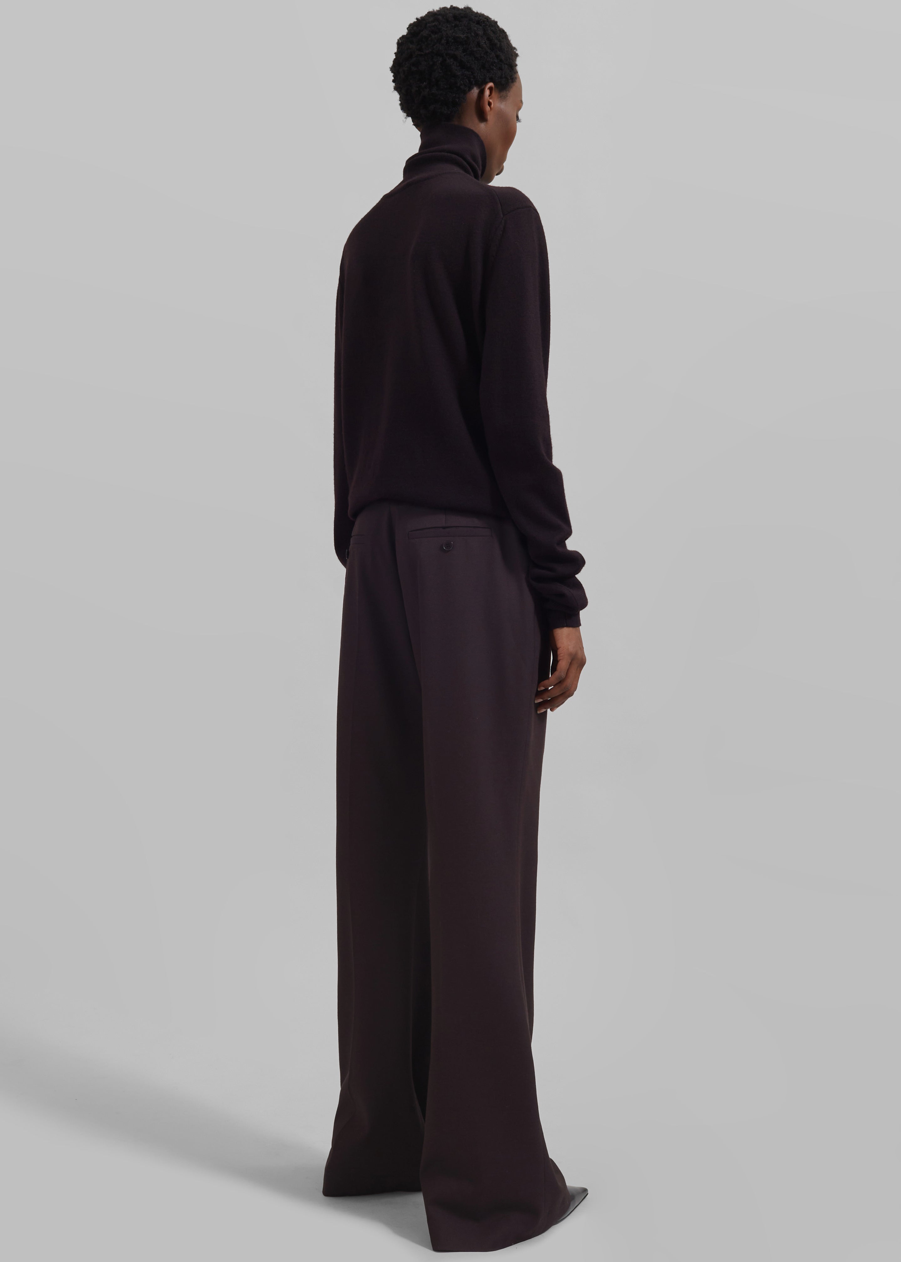 Lyra Flared Pants - Dark Plum - 9