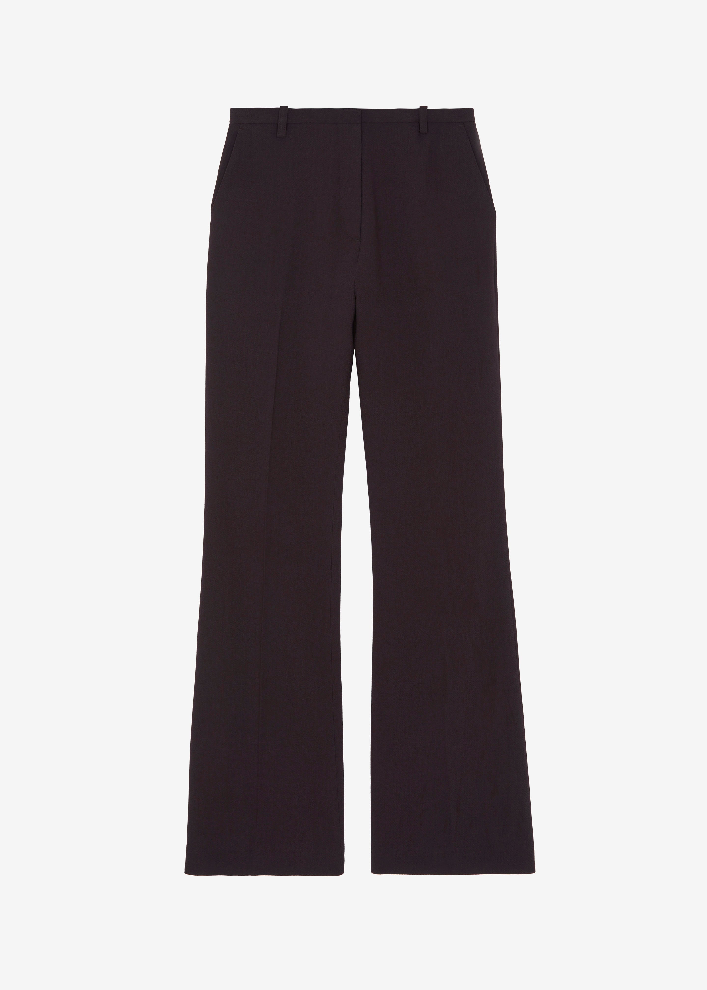 Lyra Flared Pants - Dark Plum - 10