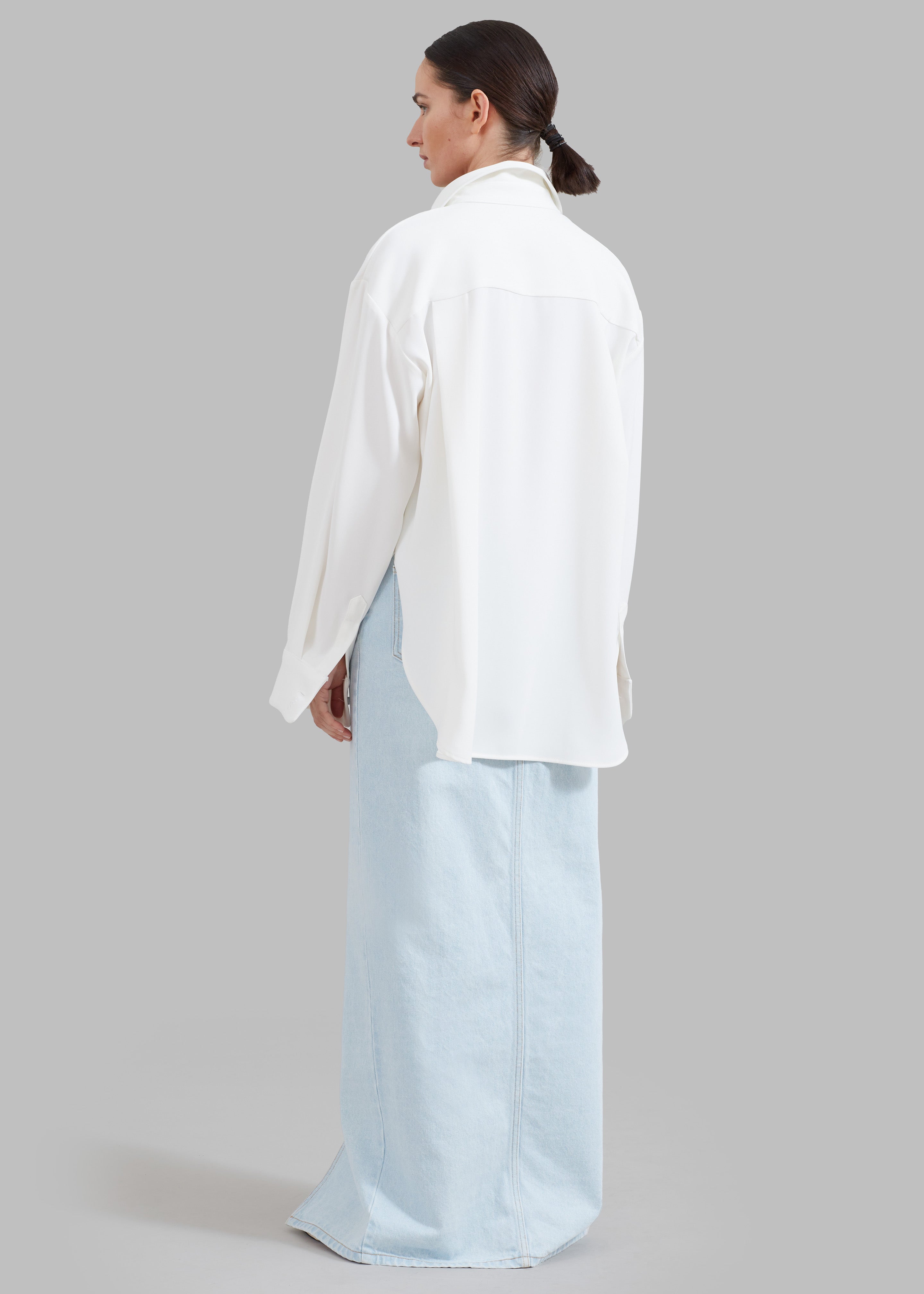 Macie Pocket Shirt - Ivory - 9