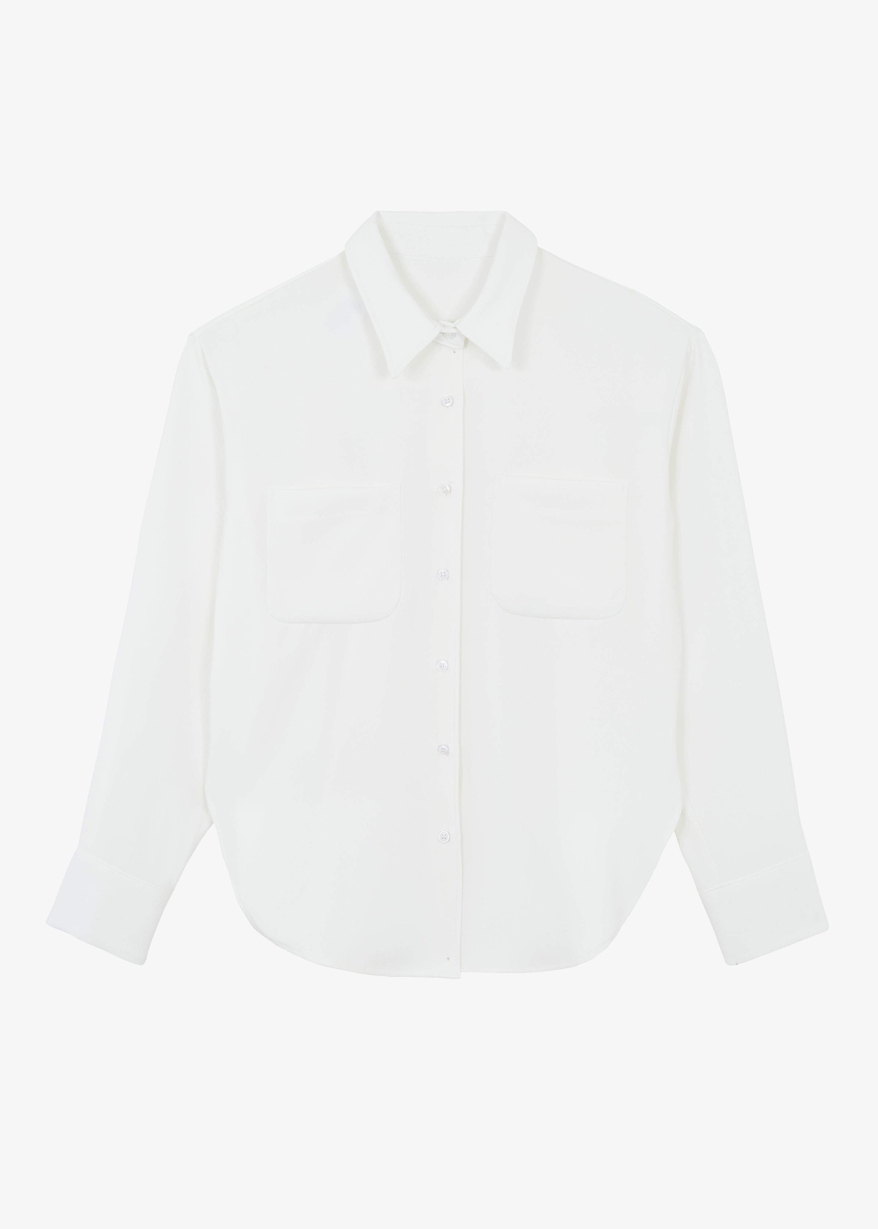Macie Pocket Shirt - Ivory - 10