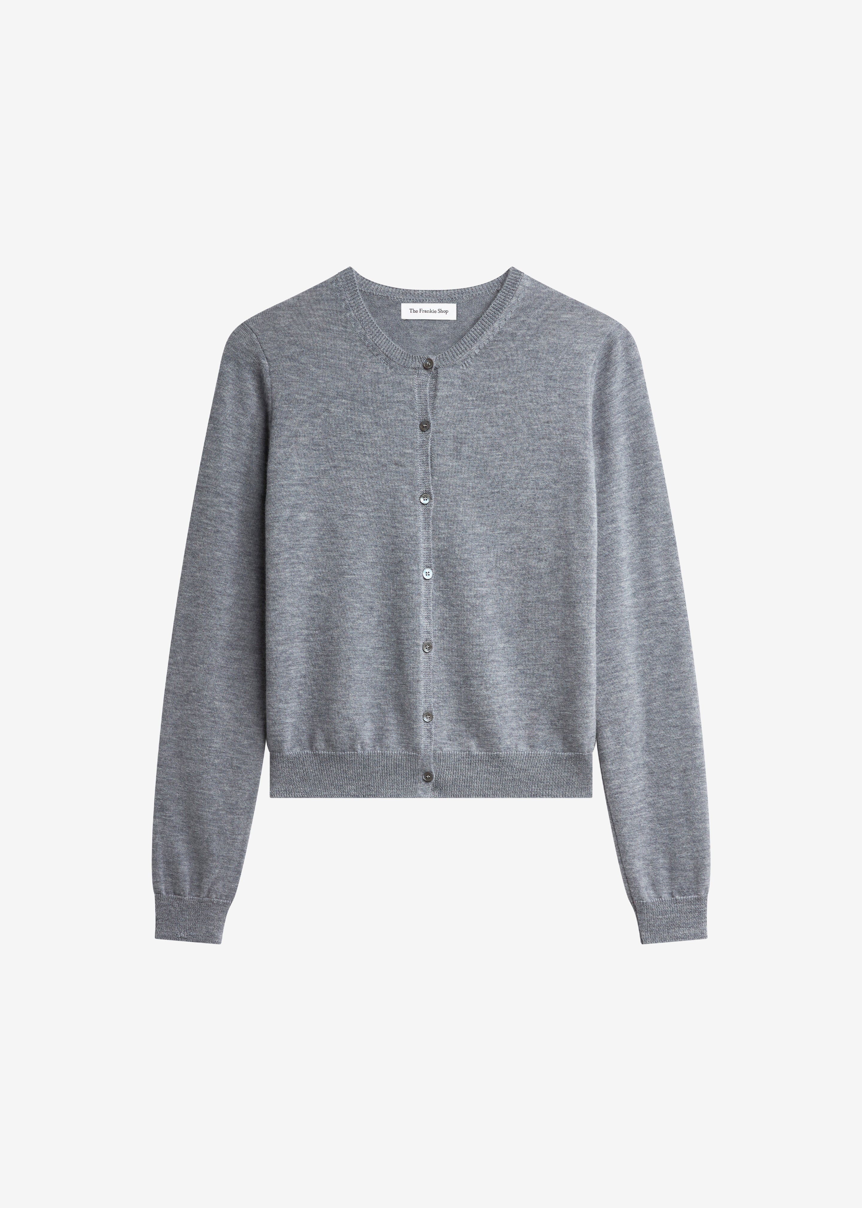 Mahim Superfine Wool Cardigan - Grey – The Frankie Shop