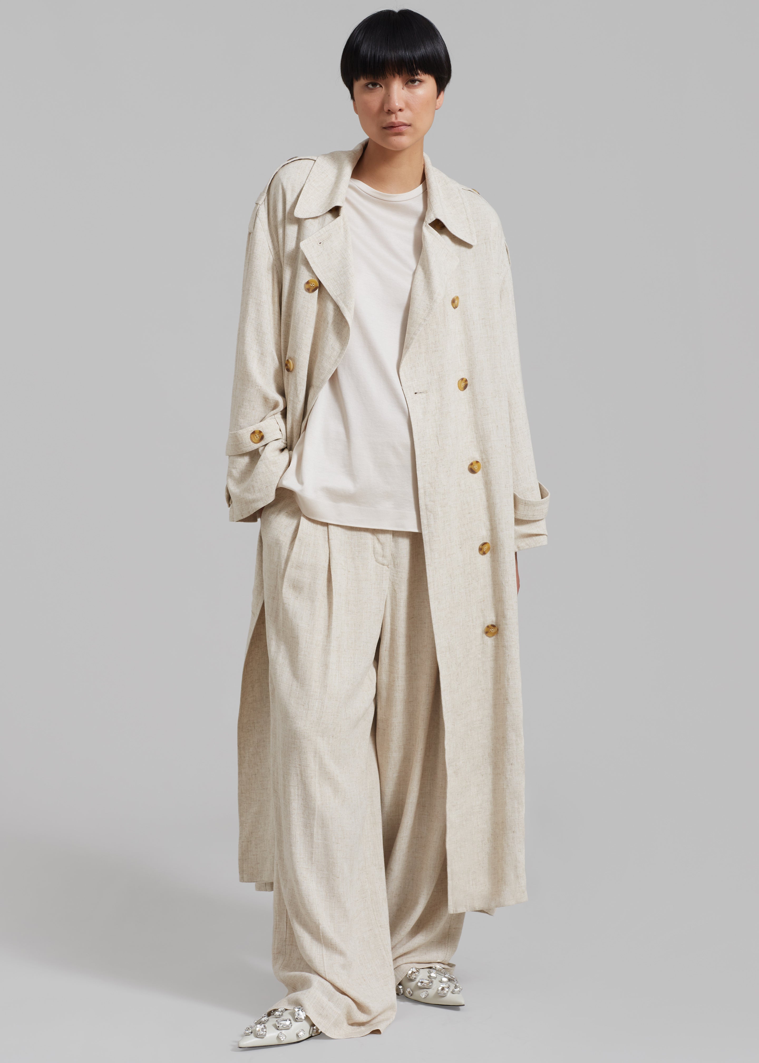 By Malene Birger Alanise Trench - Undyed - 3