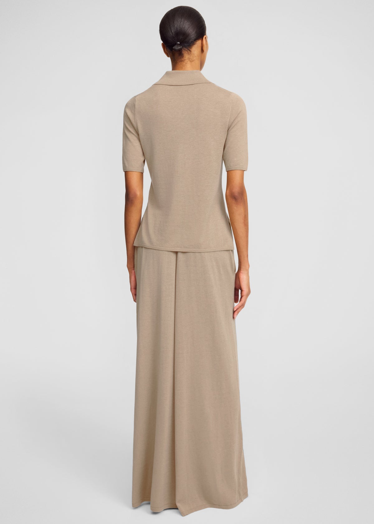 By Malene Birger Dotta Knit Top - Dark Sand - 6