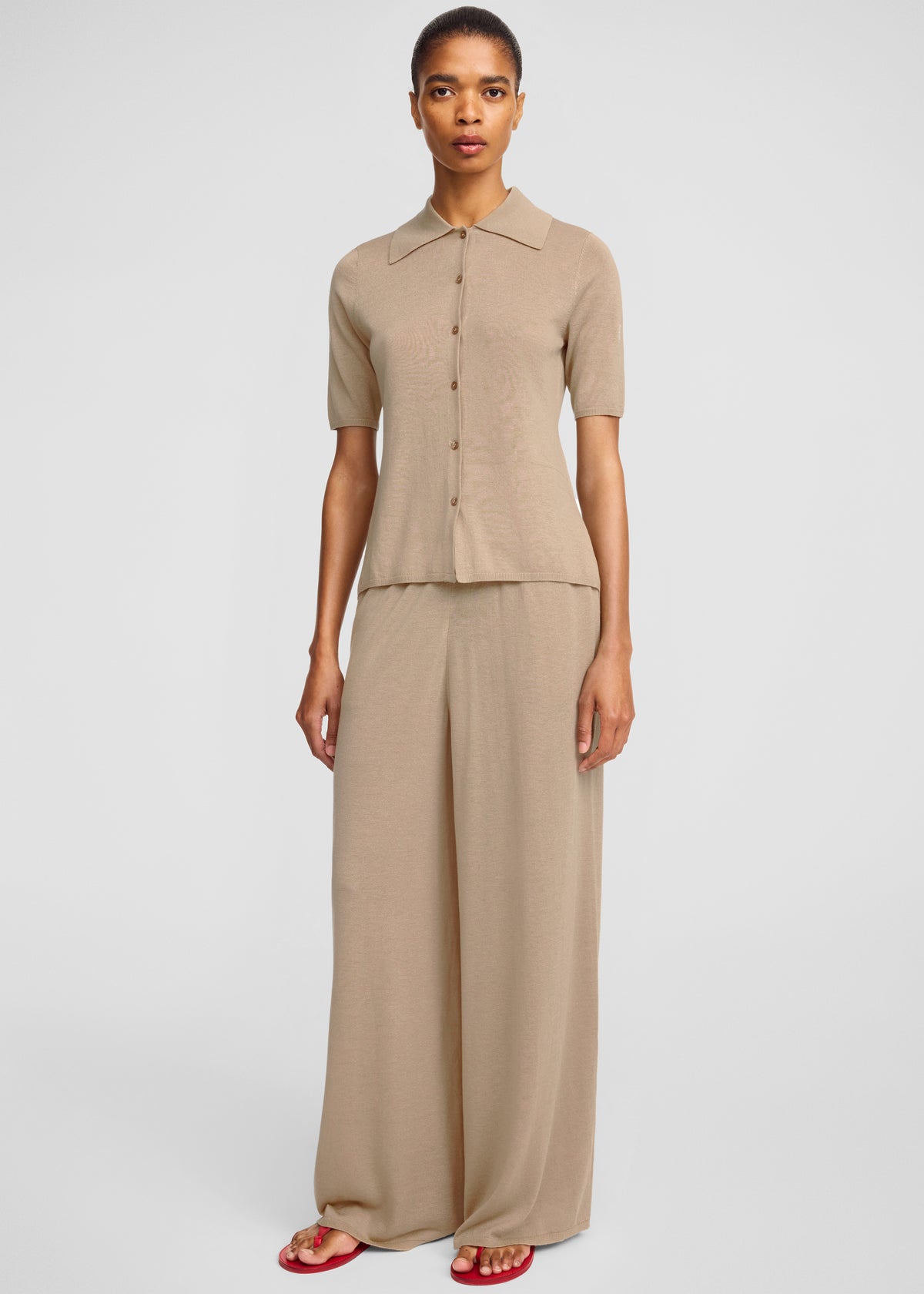 By Malene Birger Dotta Knit Top - Dark Sand - 4