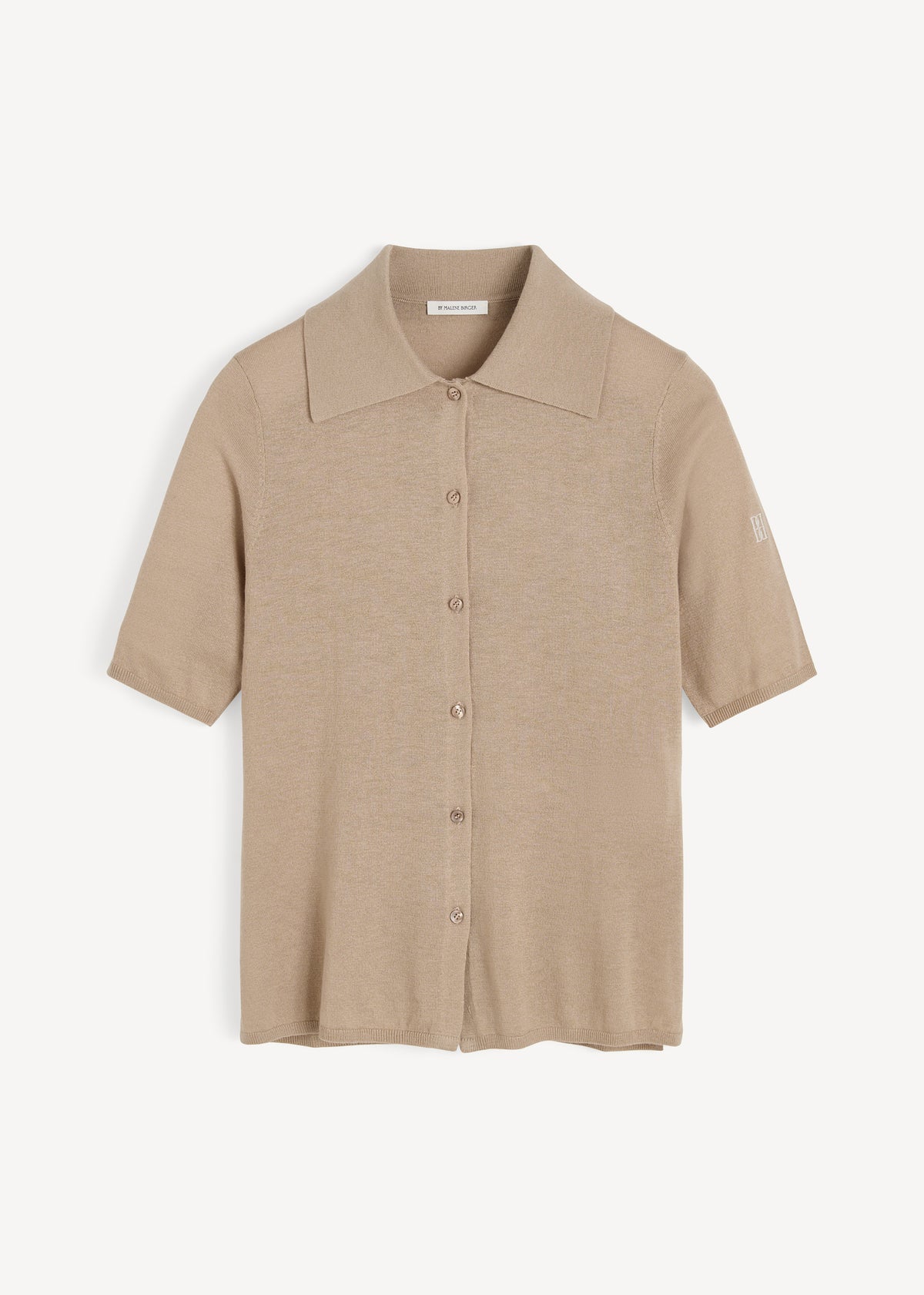 By Malene Birger Dotta Knit Top - Dark Sand - 7