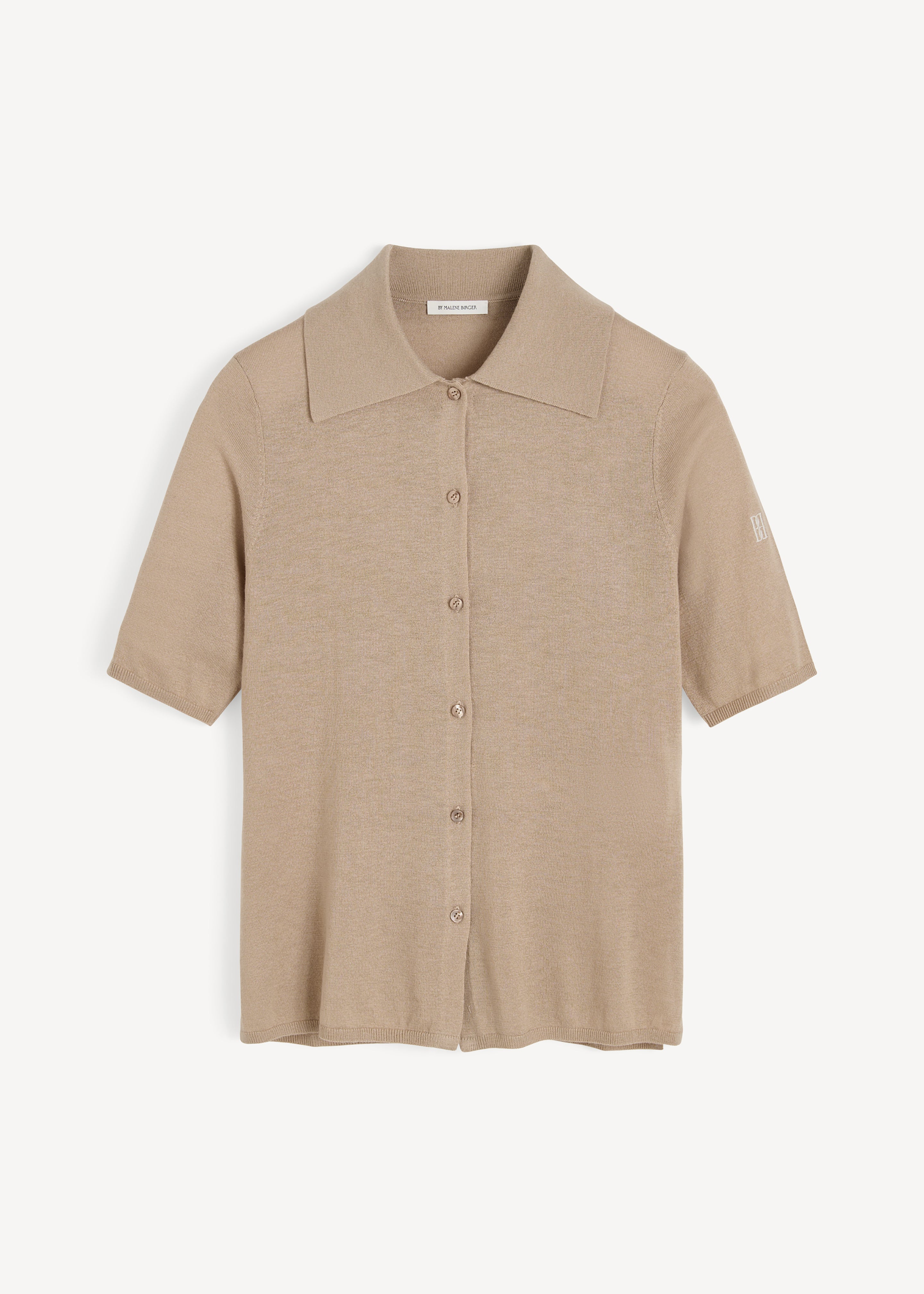 By Malene Birger Dotta Knit Top - Dark Sand - 7