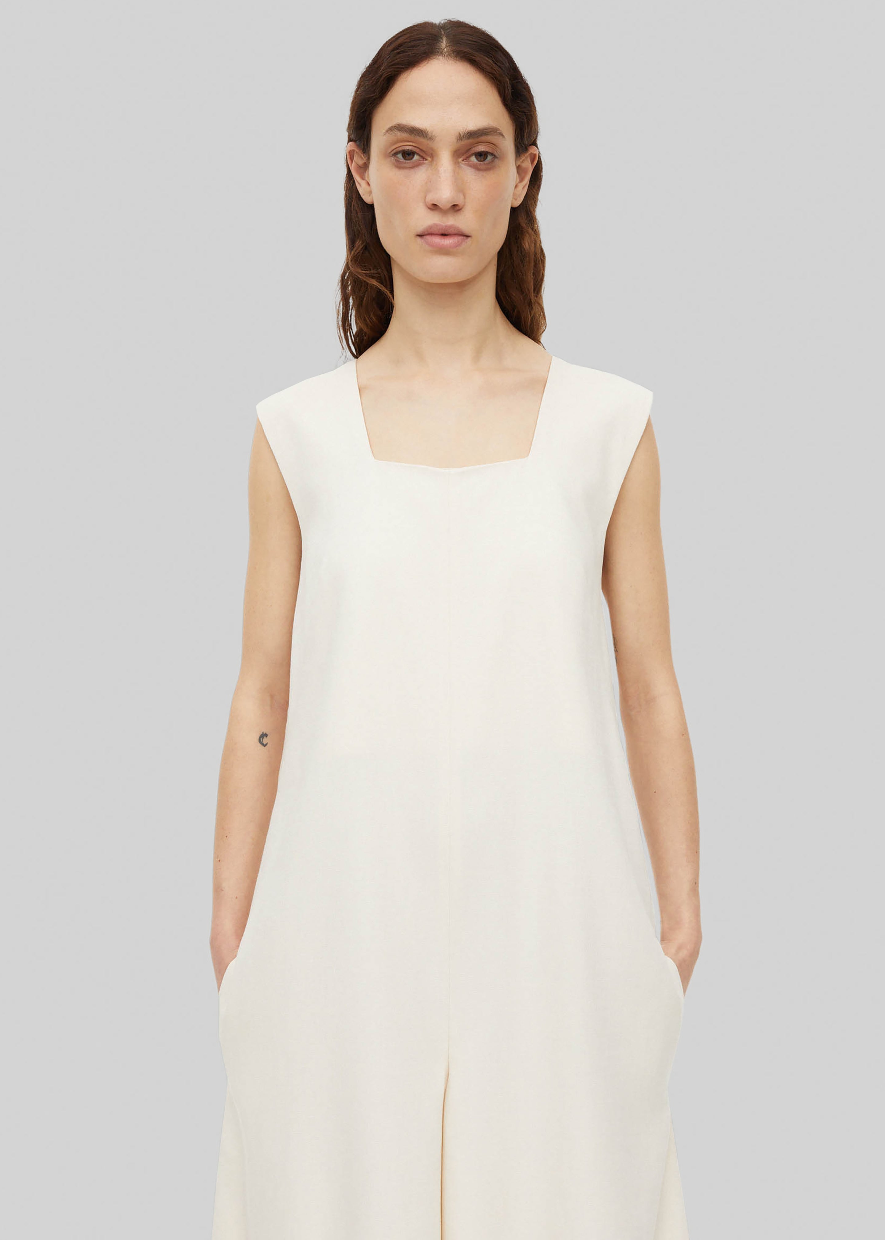 By Malene Birger Ritta Jumpsuit Vanilla Cream The Frankie Shop