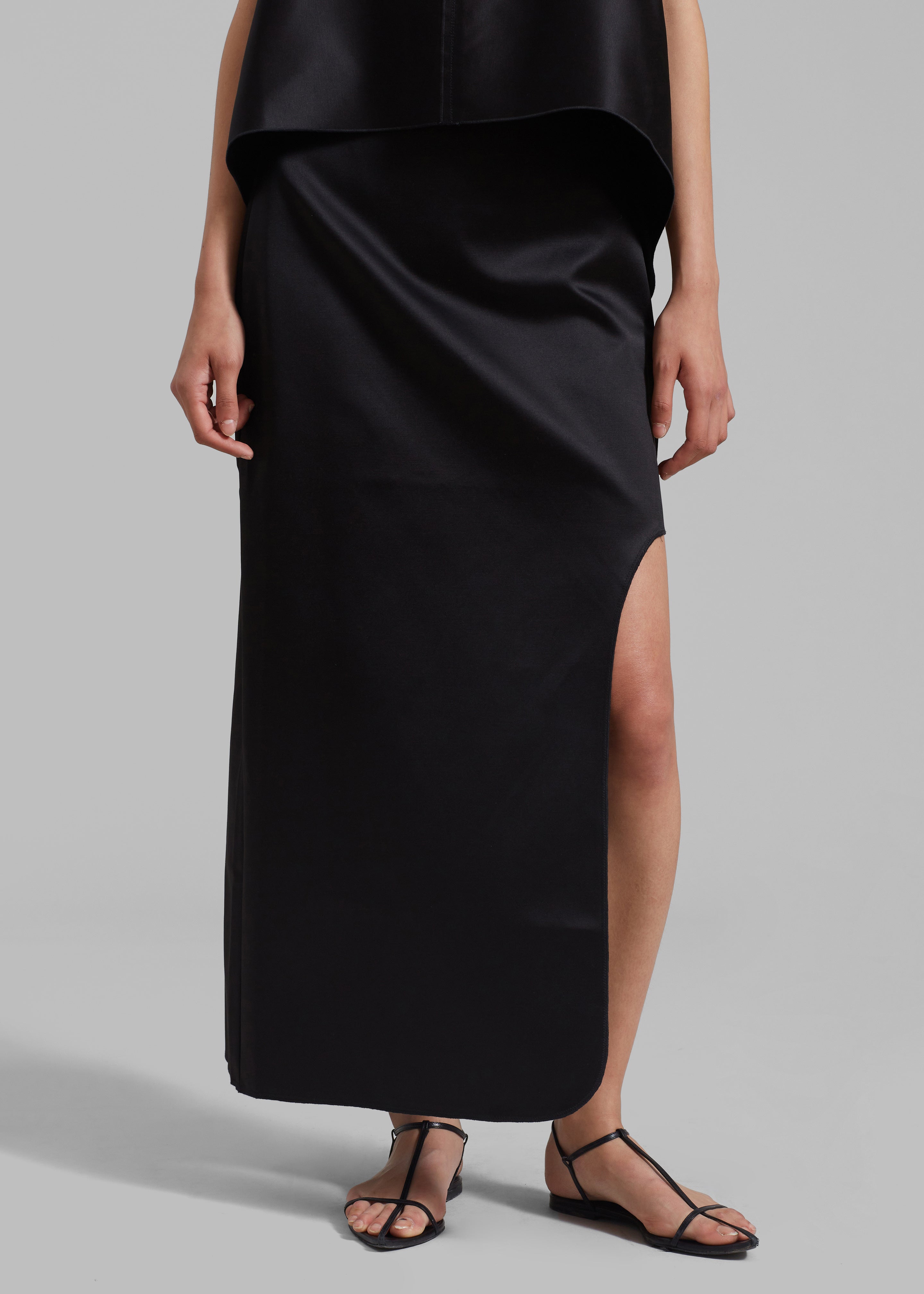 By Malene Birger Wick Midi Skirt Black