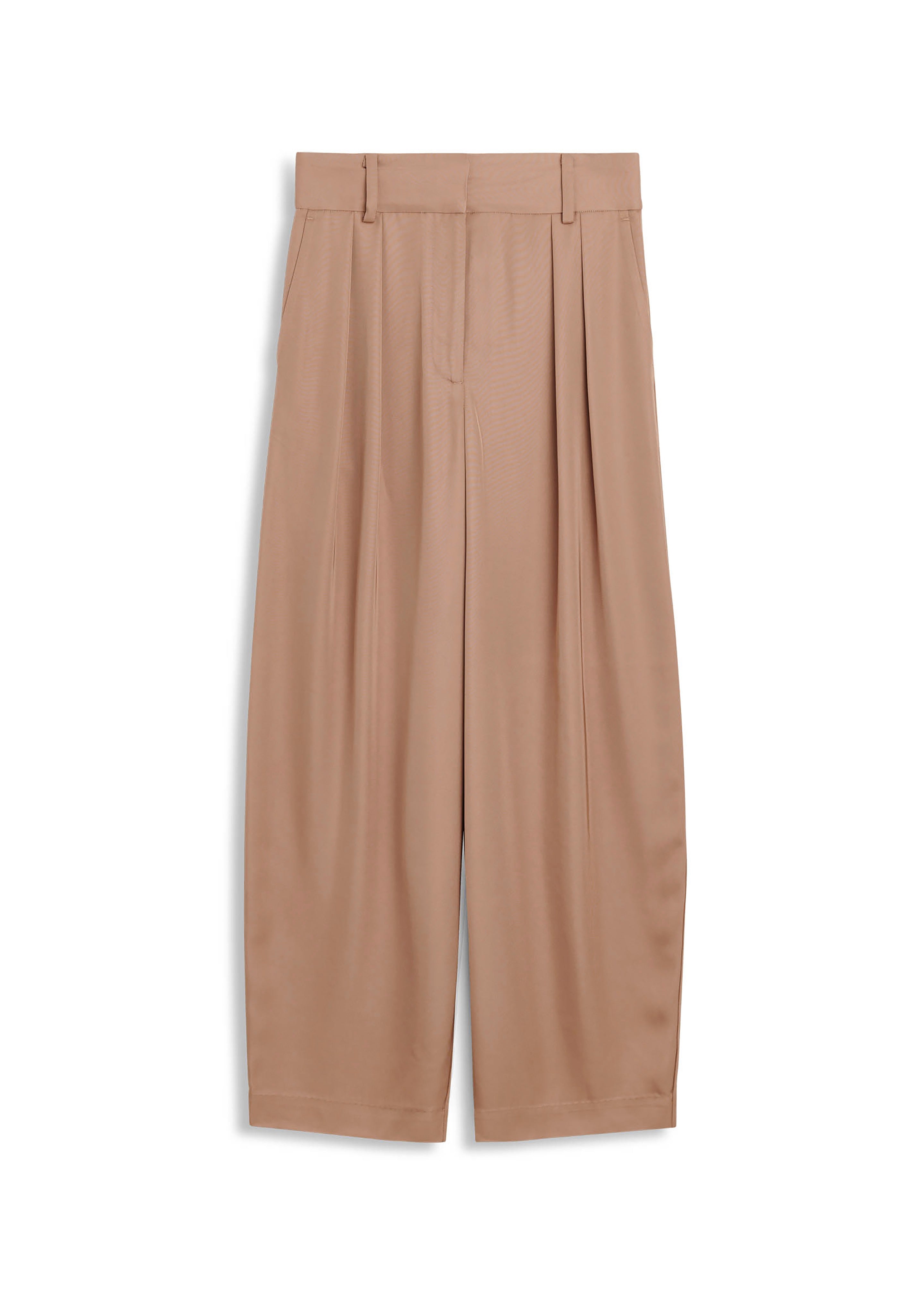 By Malene Birger Piscali Mid-Rise Pants - Tobacco Brown - 9