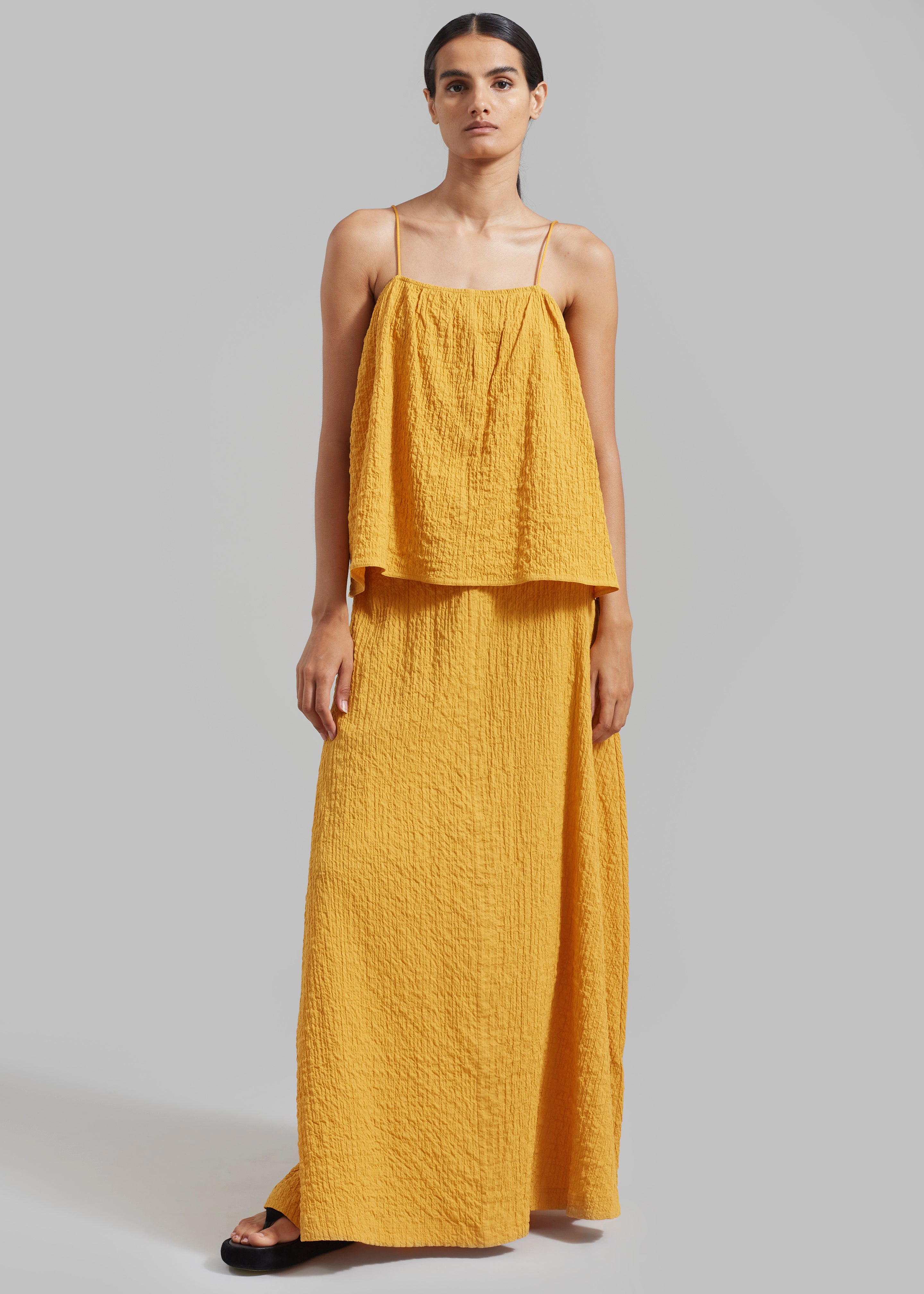 By Malene Birger Taci Organic Cotton Skirt - Yellow Sunset - 3