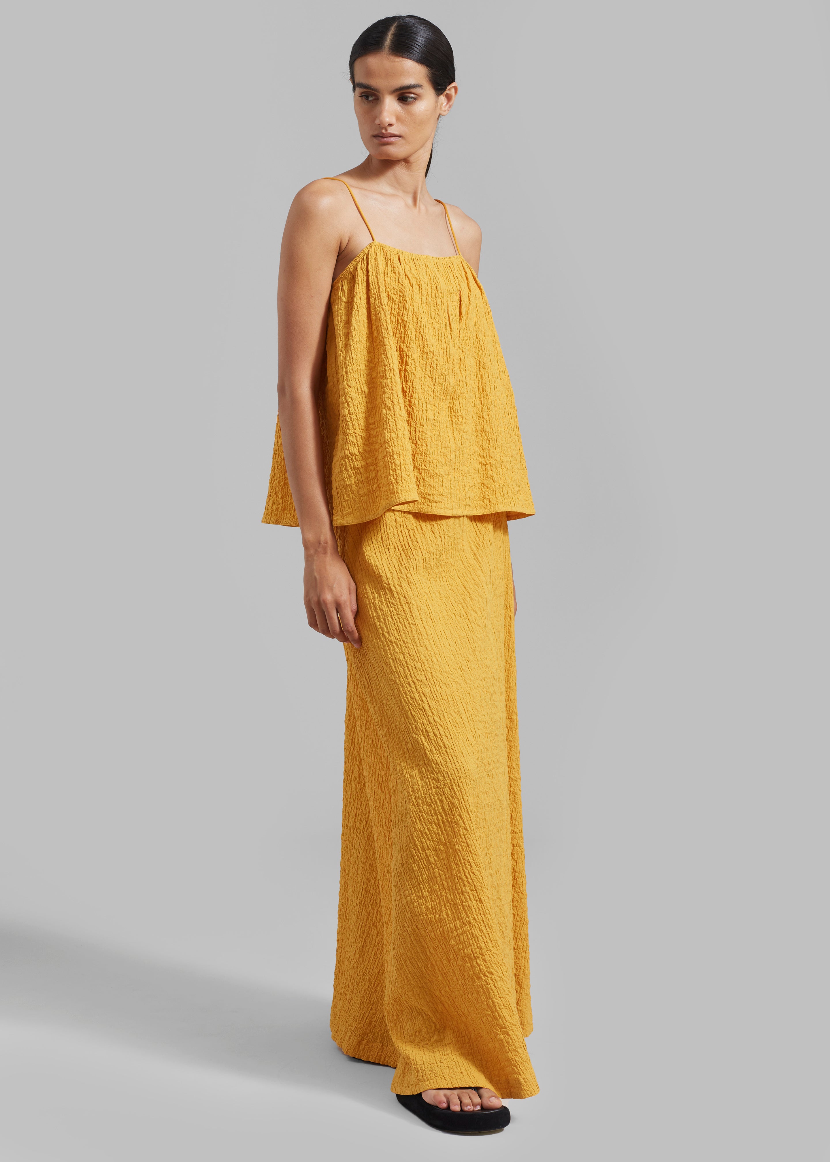 By Malene Birger Taci Organic Cotton Skirt - Yellow Sunset - 4