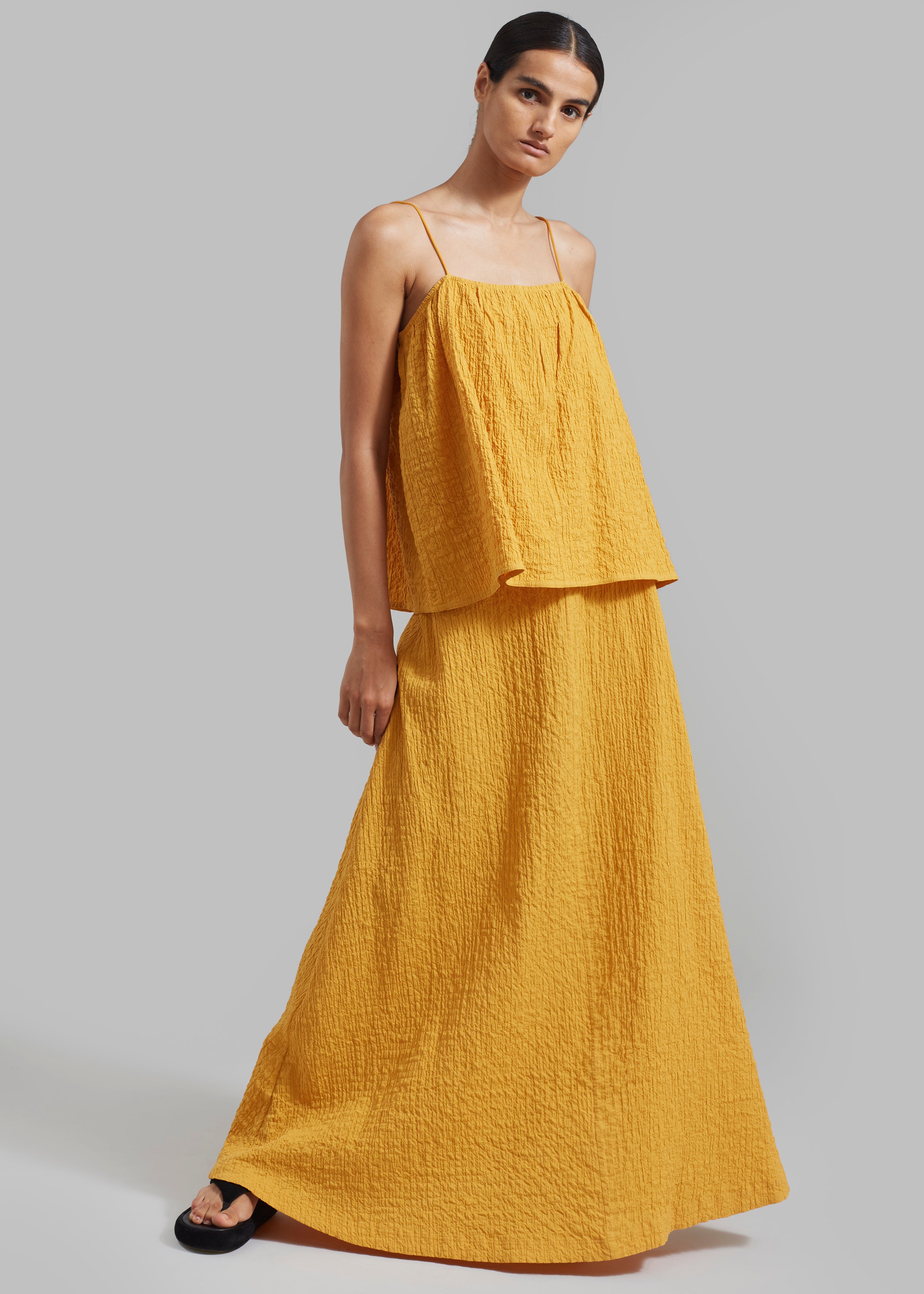 By Malene Birger Taci Organic Cotton Skirt - Yellow Sunset - 1