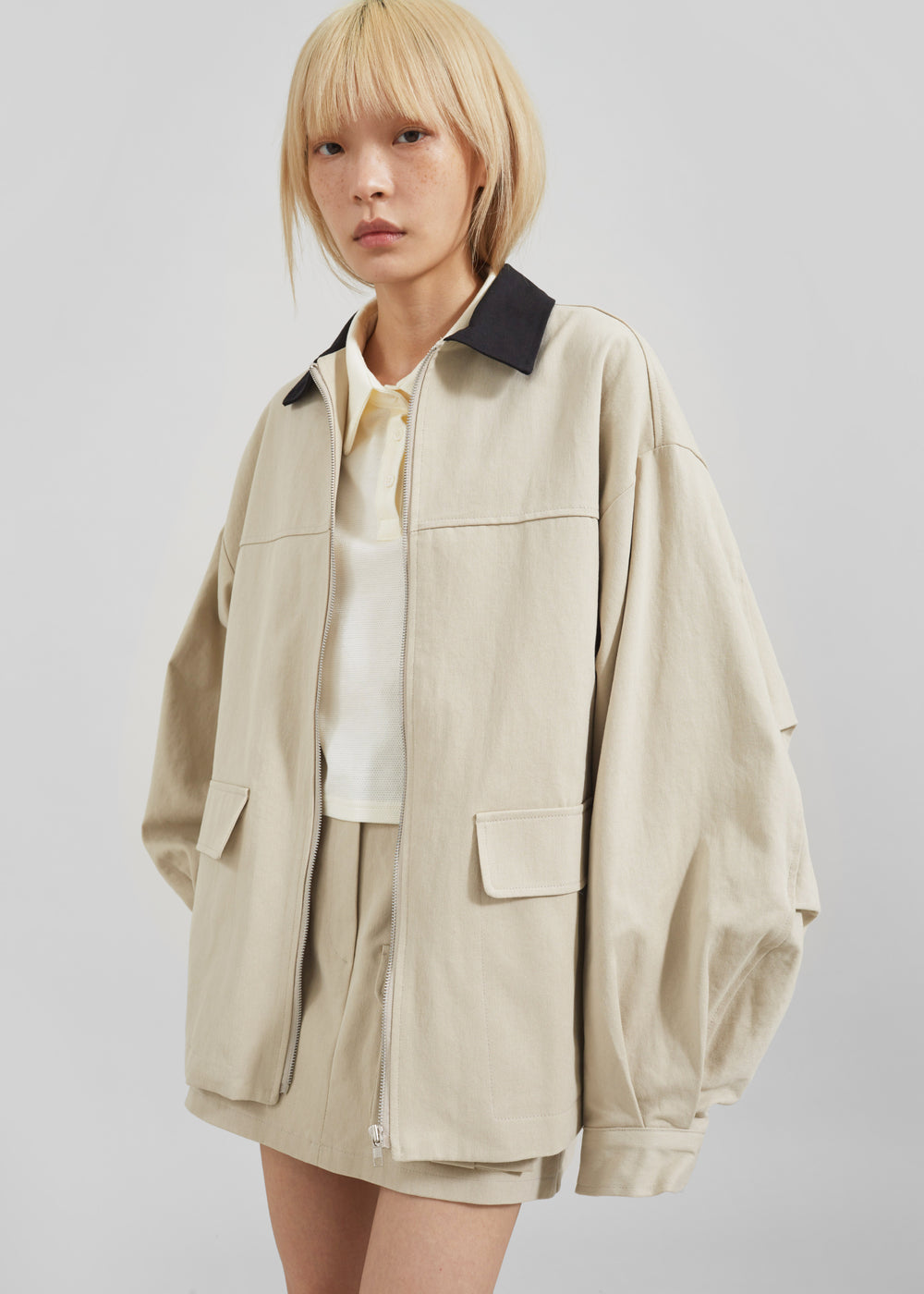 Malia Utility Jacket - Beige