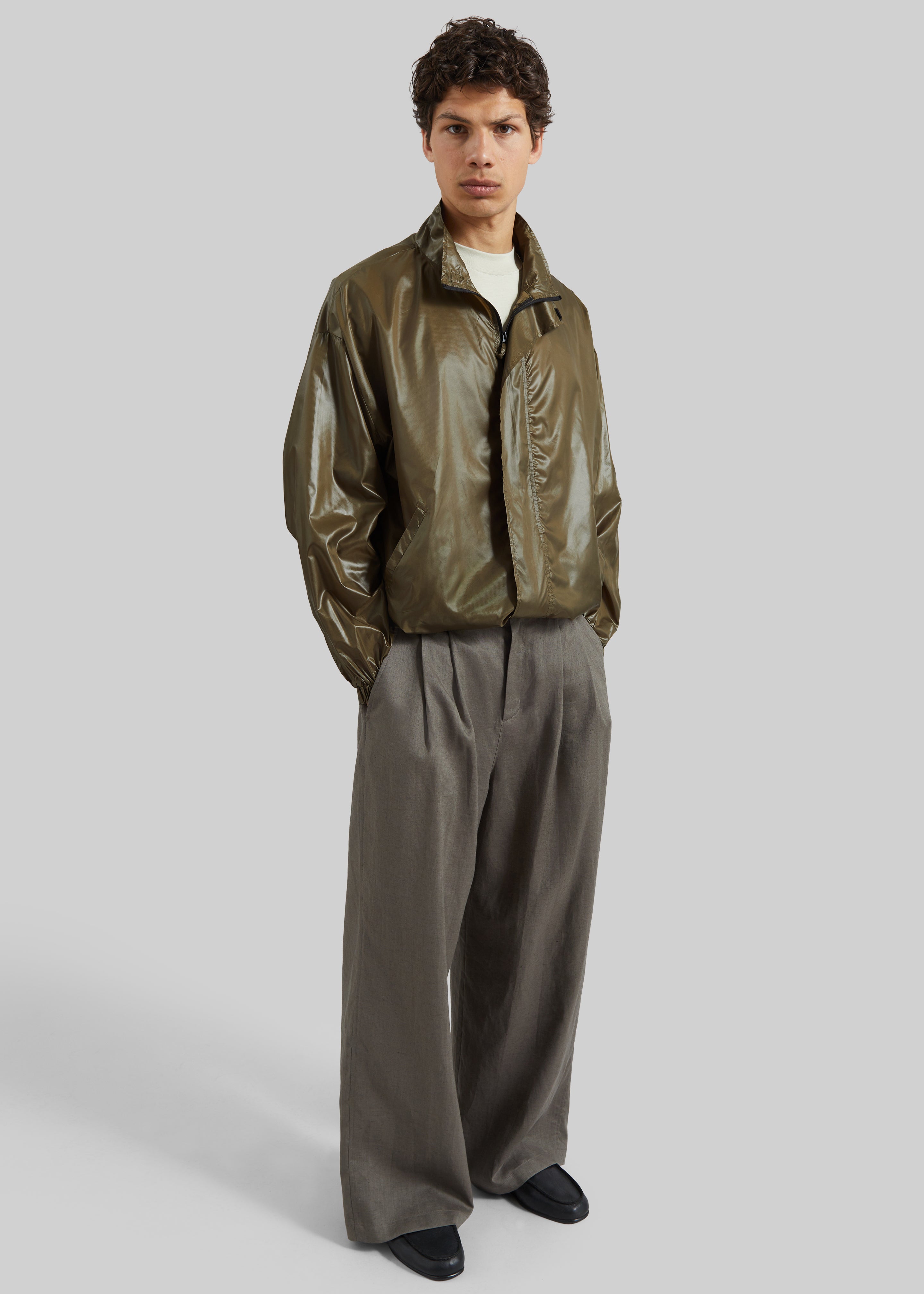 Malmore Windbreaker Jacket - Dark Olive - 5
