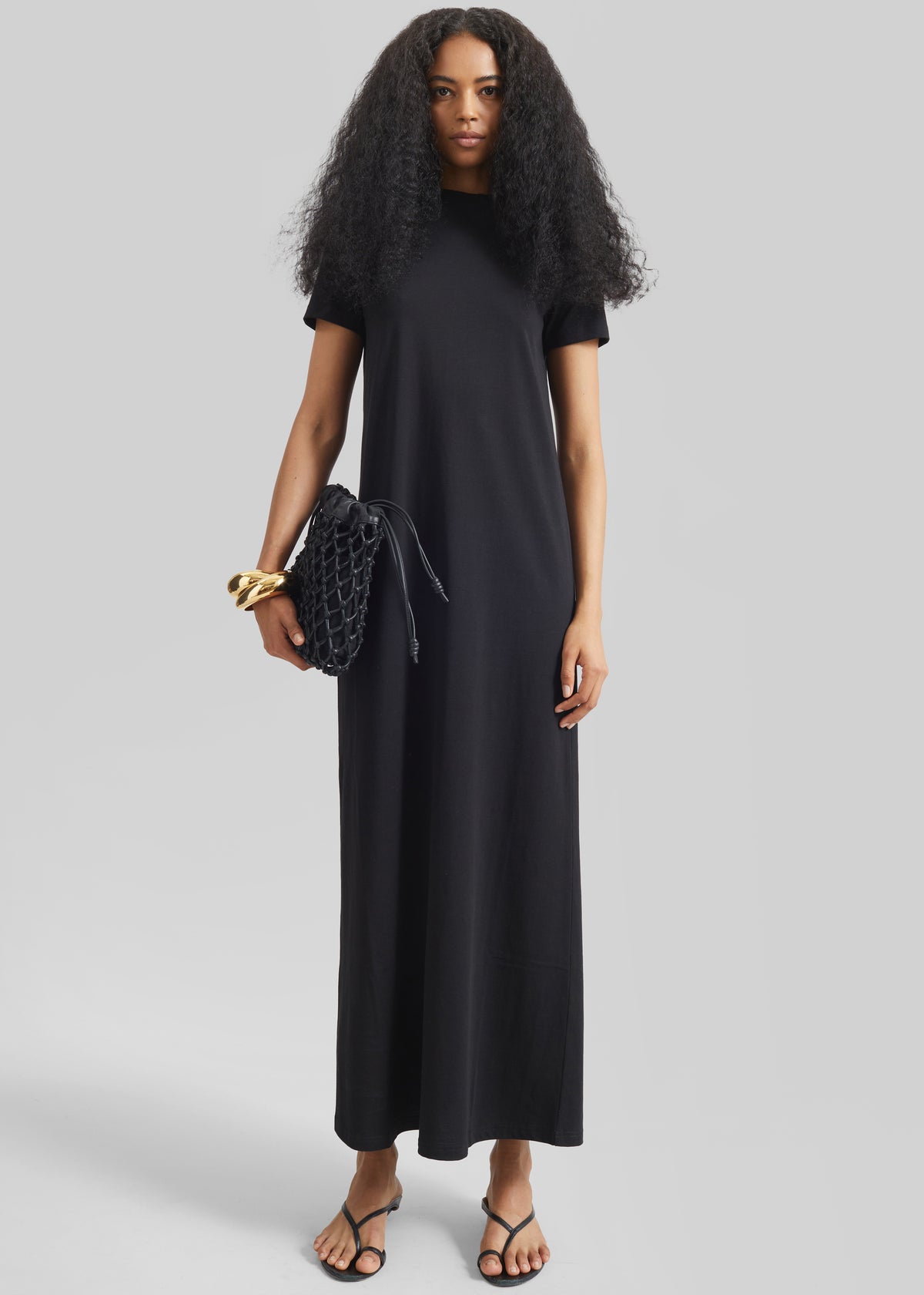 Malo T-Shirt Dress - Black - 1