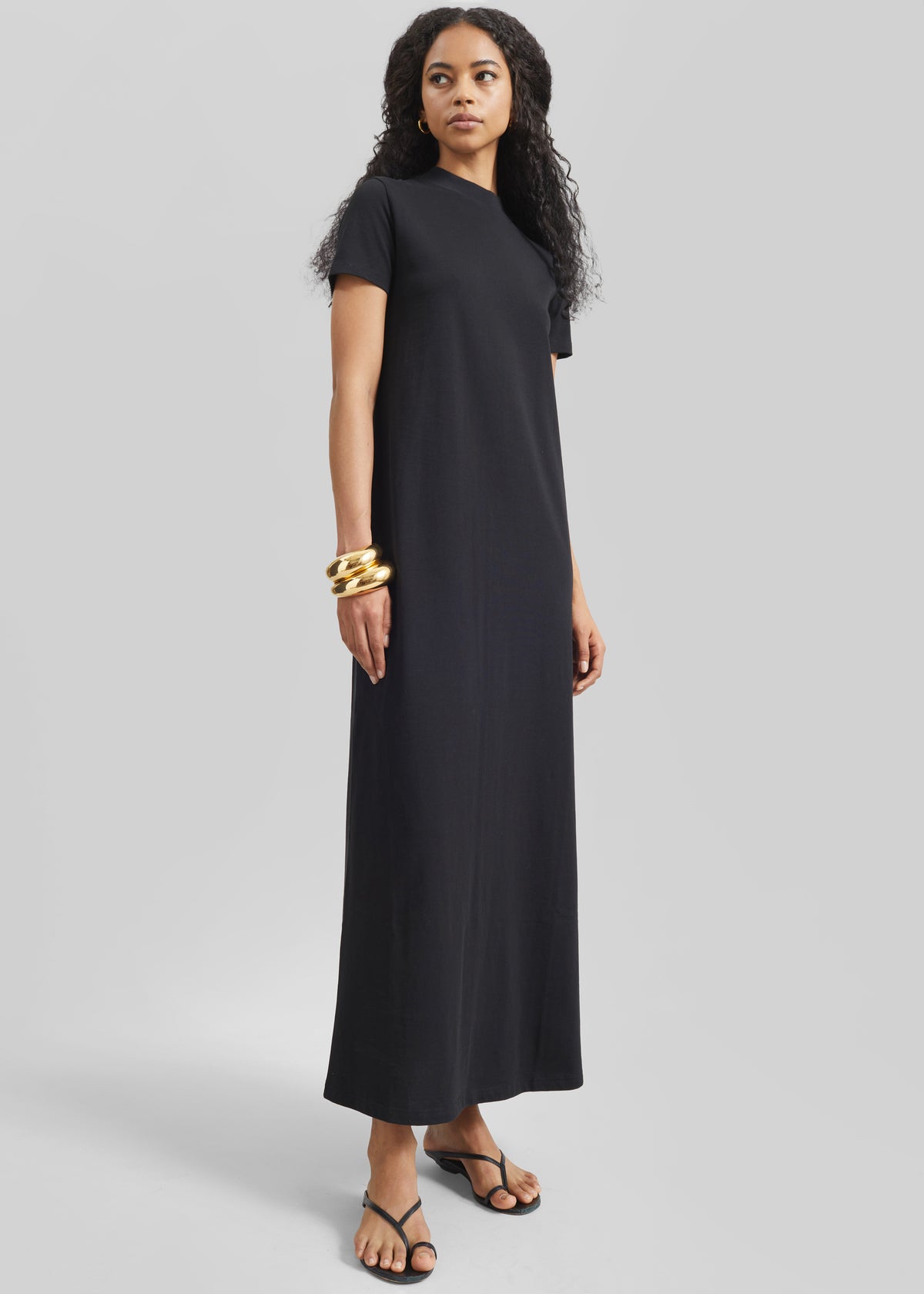 Malo T-Shirt Dress - Black - 4