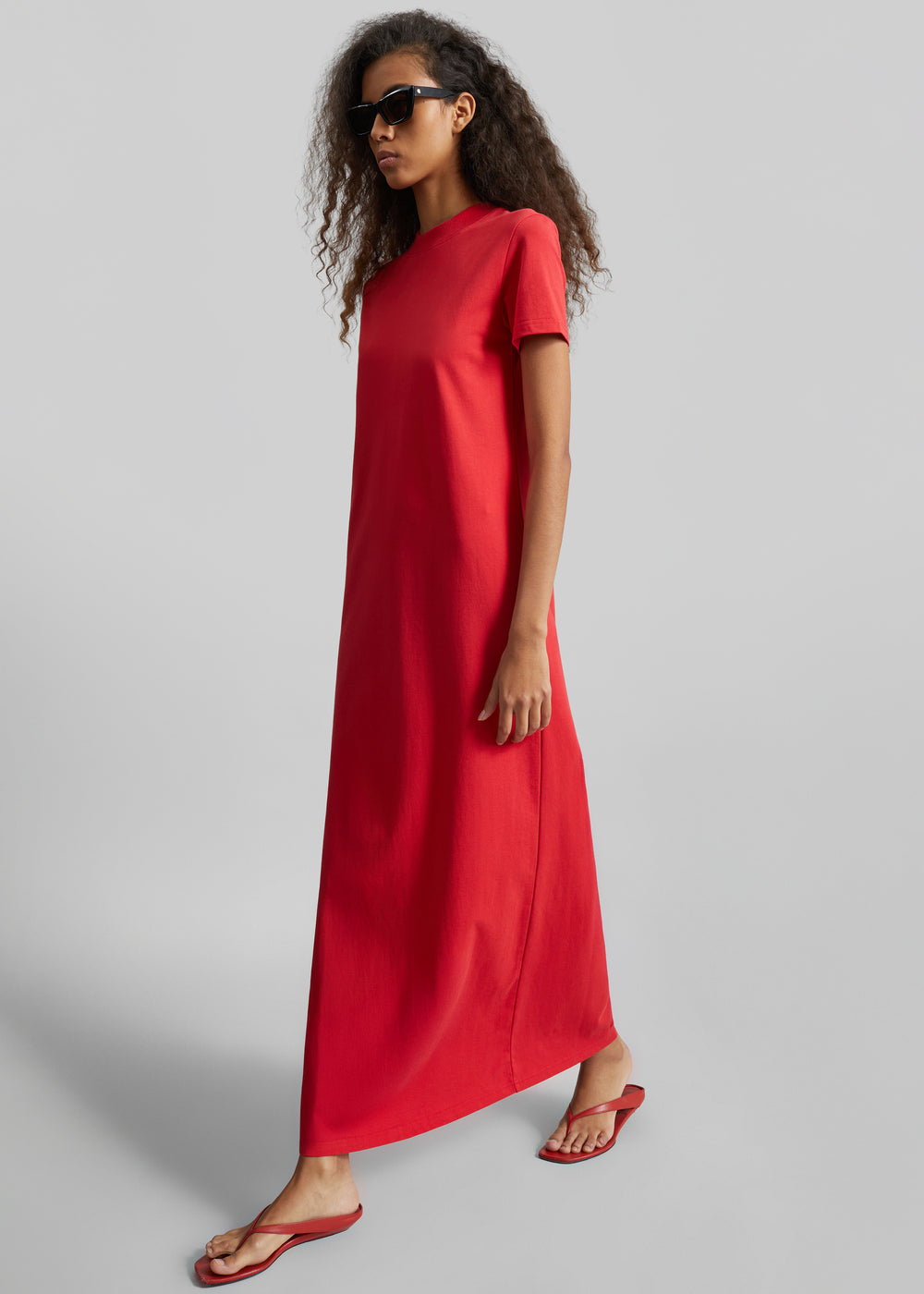 Malo T-Shirt Dress - Red