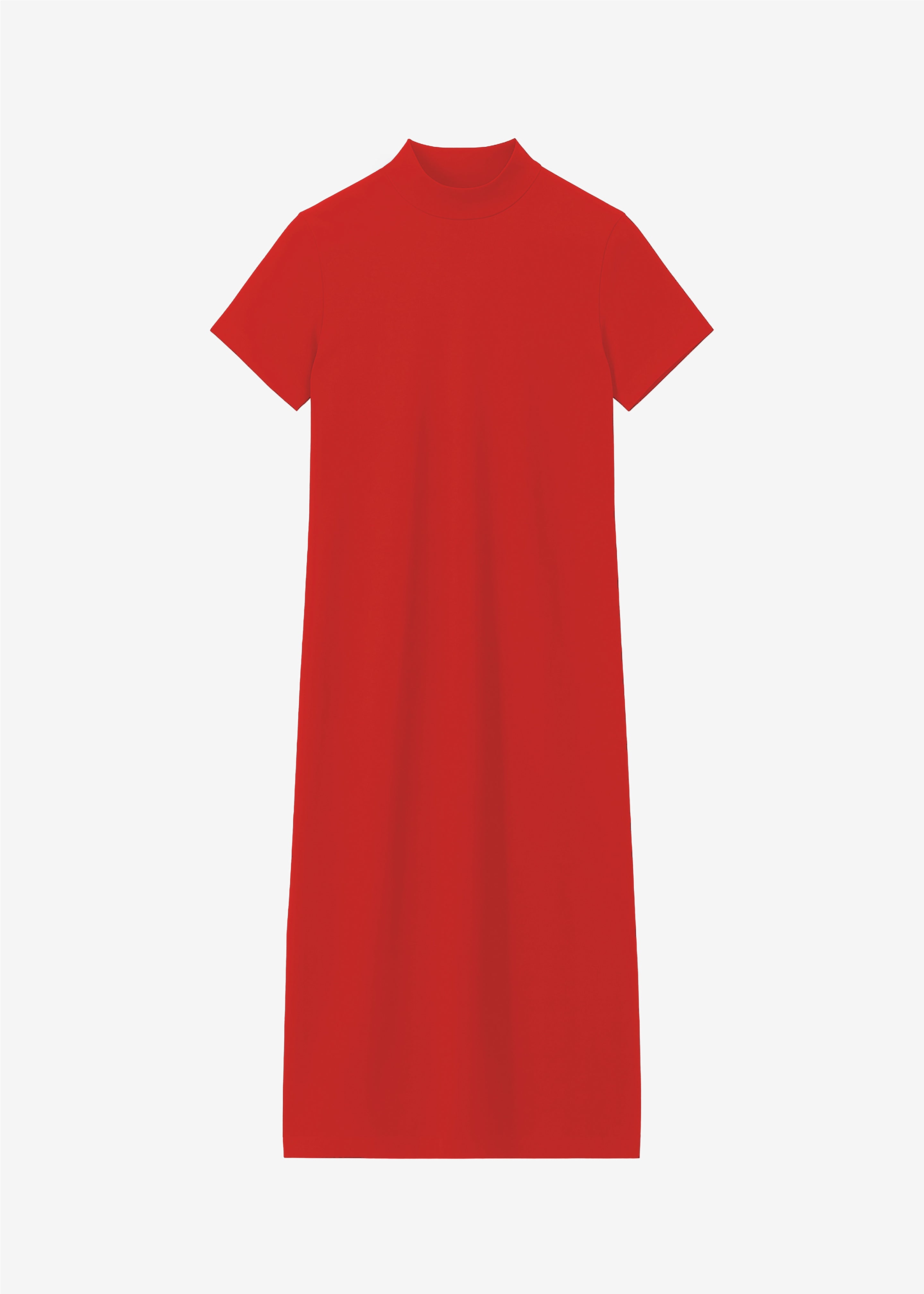 red t shirt dress near me Women's Short Sleeve Smocked Waist Midi T-Shirt Dress