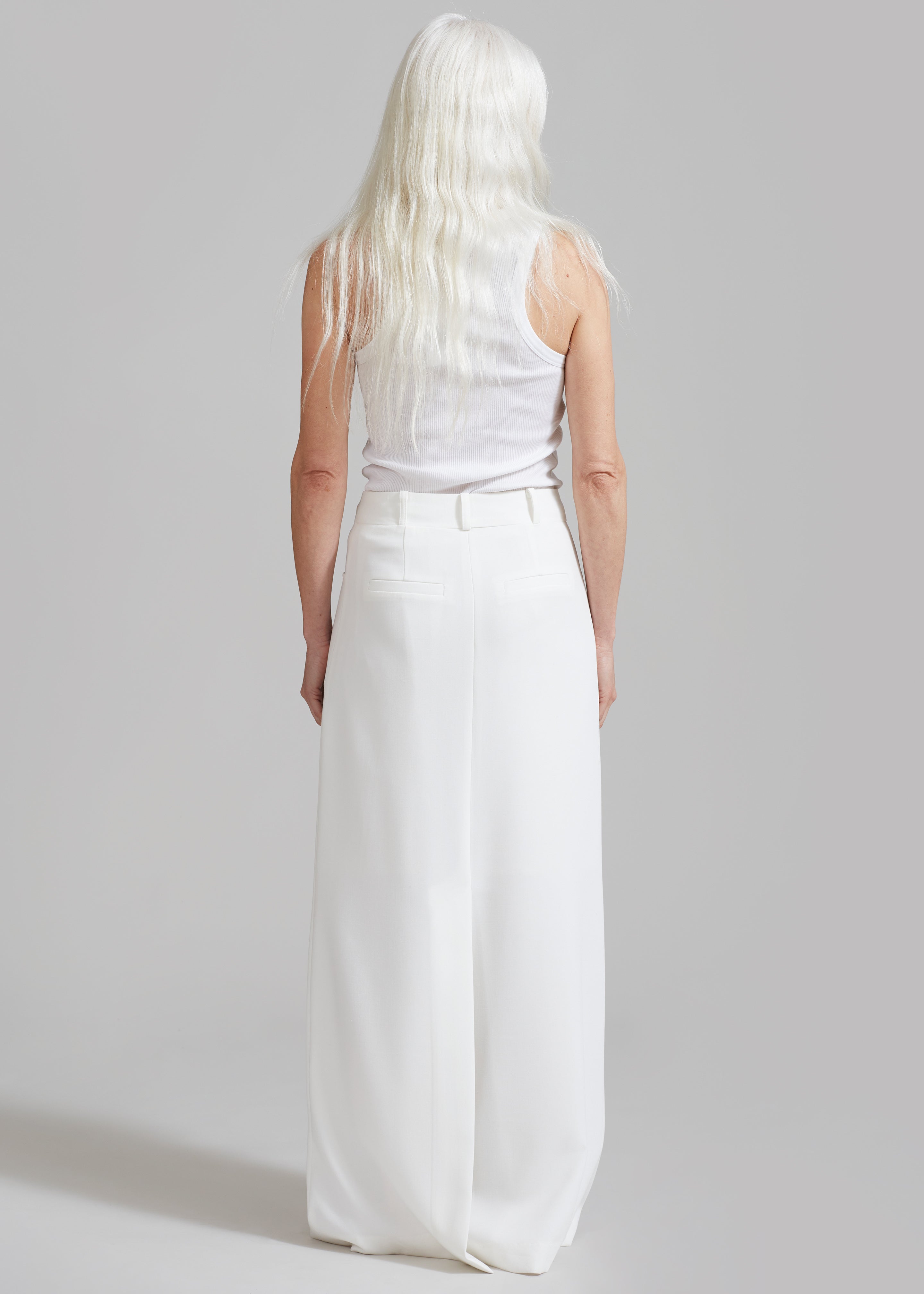 Malvo Long Pencil Skirt - White - 6