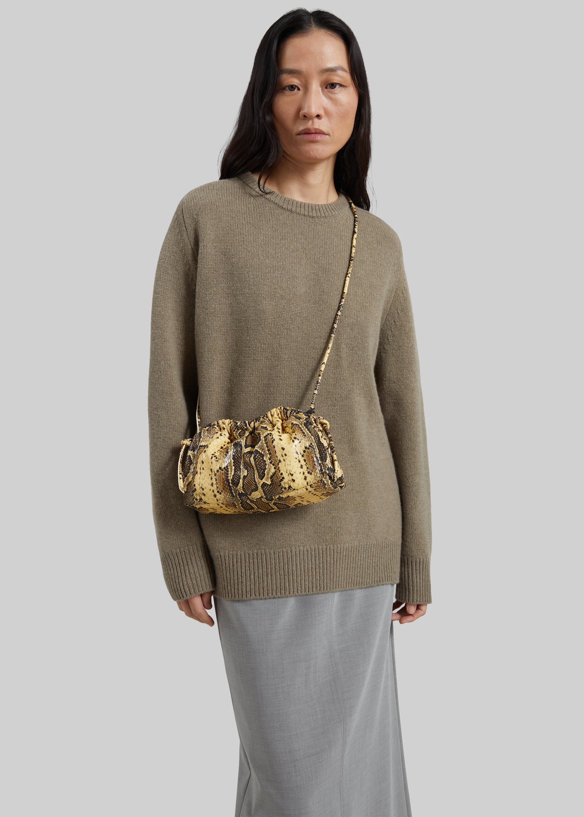 Mansur Gavriel Mini Cloud Clutch - Golden Roccia