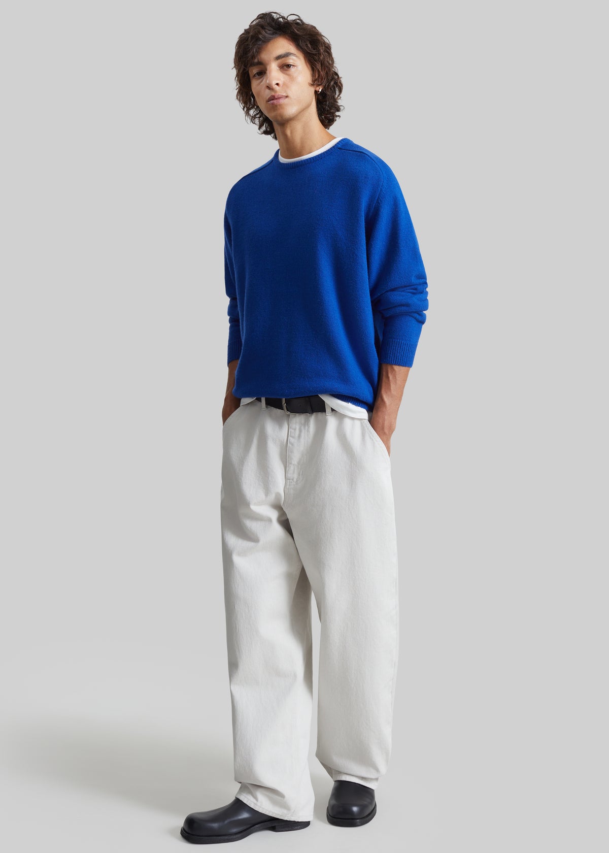 Marck Wool Sweater - Cobalt