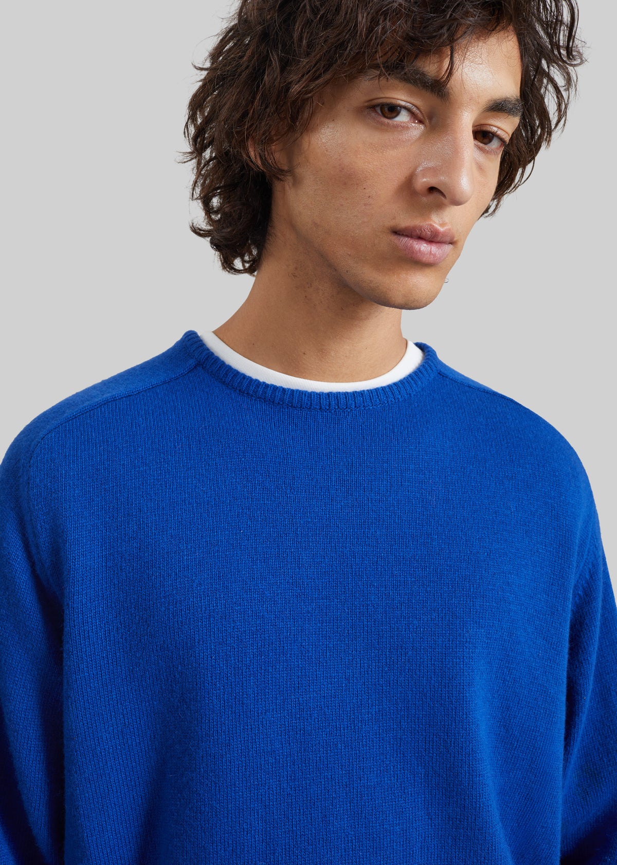 Marck Wool Sweater - Cobalt