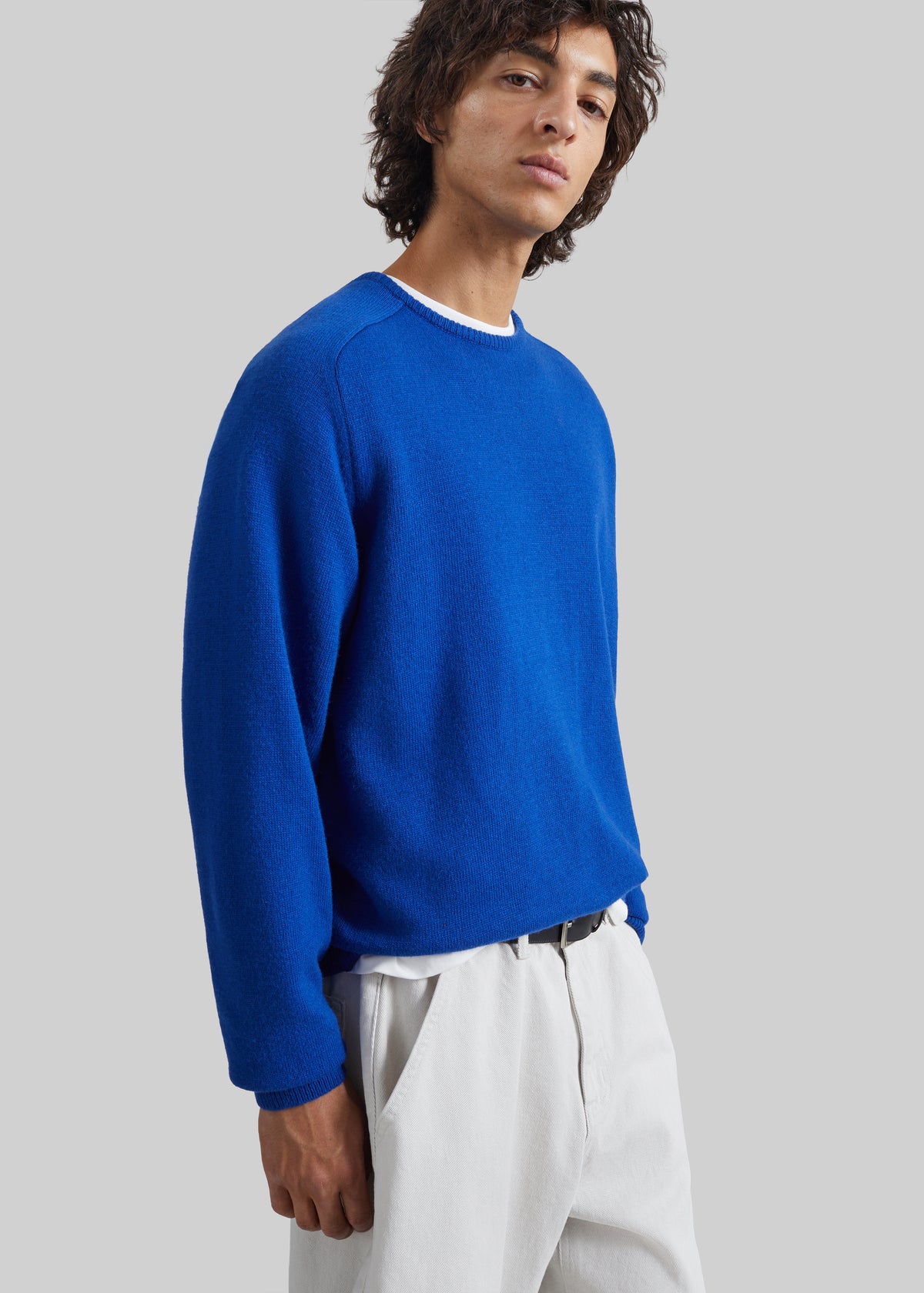 Marck Wool Sweater - Cobalt