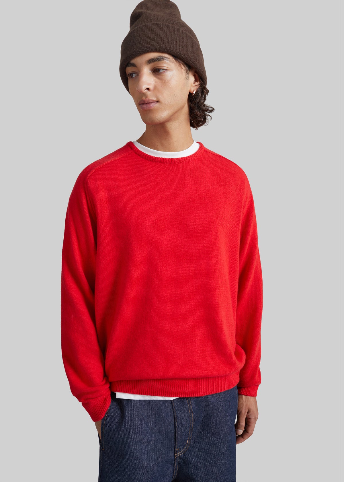 Marck Wool Sweater - Red