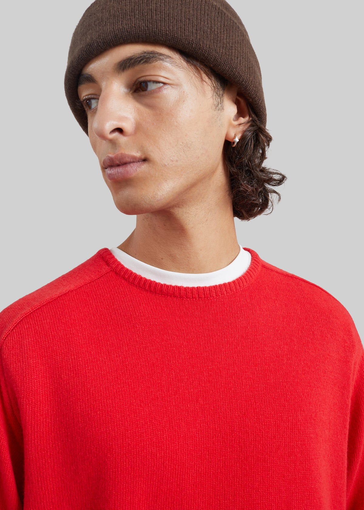 Marck Wool Sweater - Red
