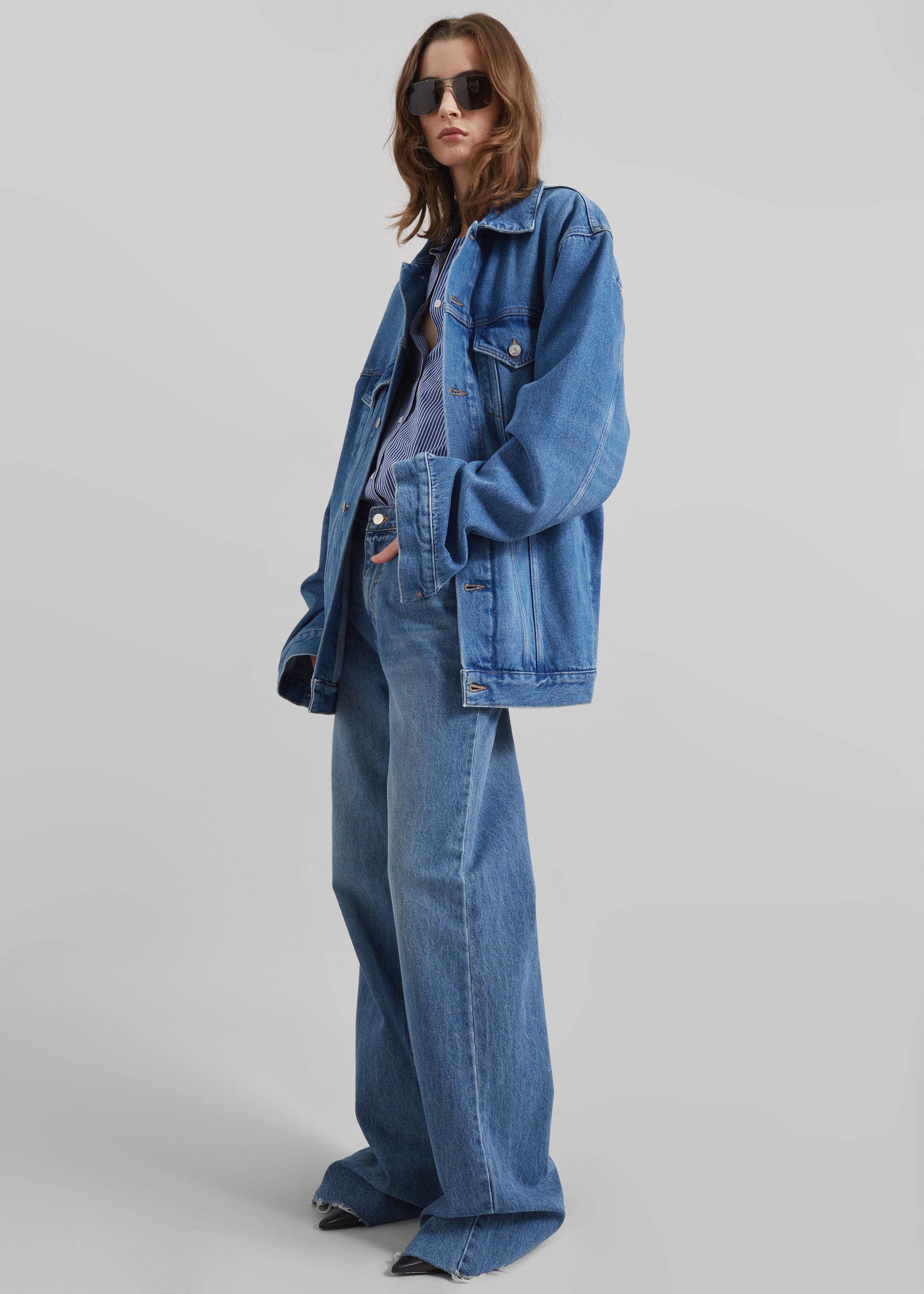 Marden Denim Jacket - Medium Wash – The Frankie Shop