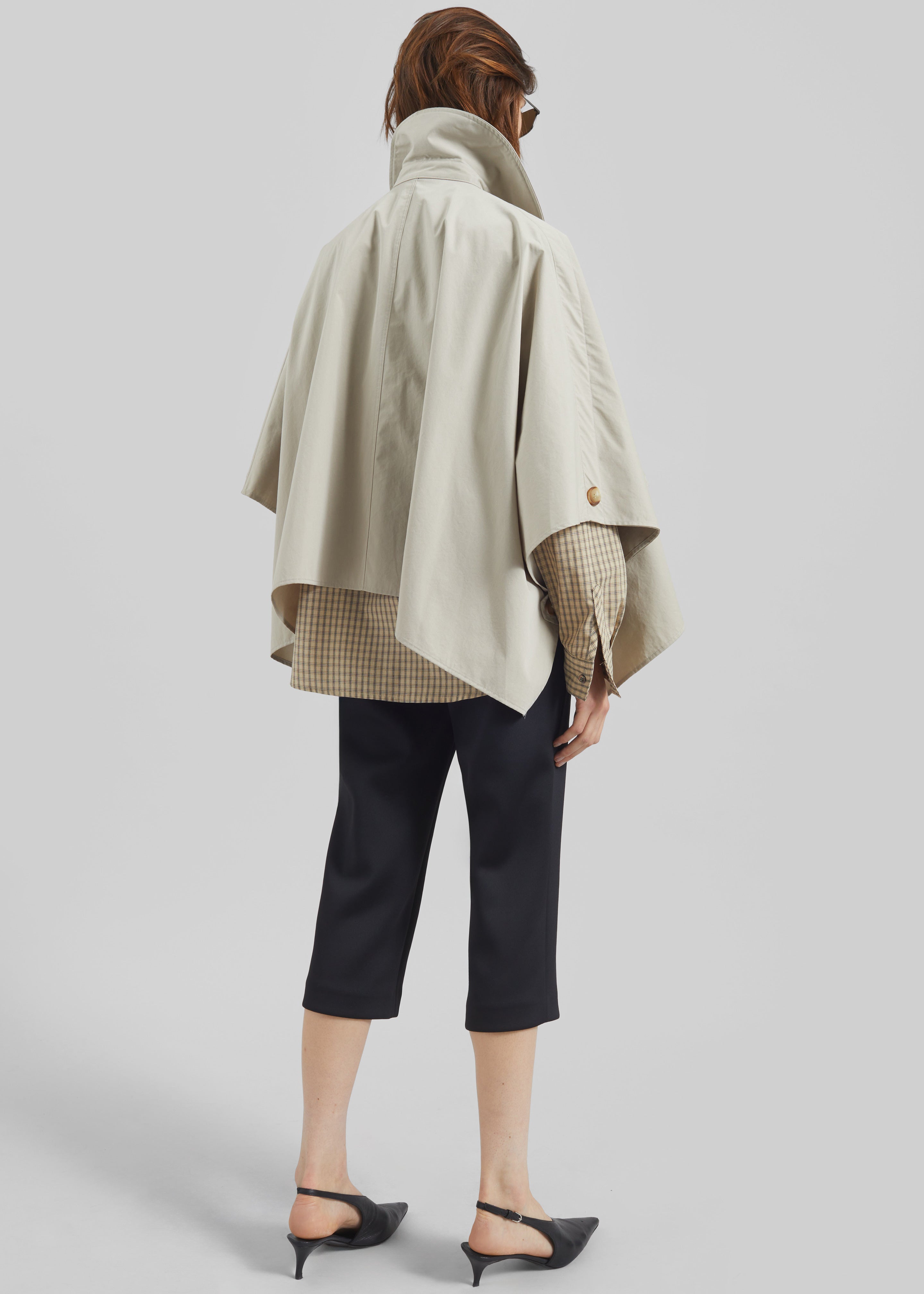 Maren Cape Trench - Beige - 6